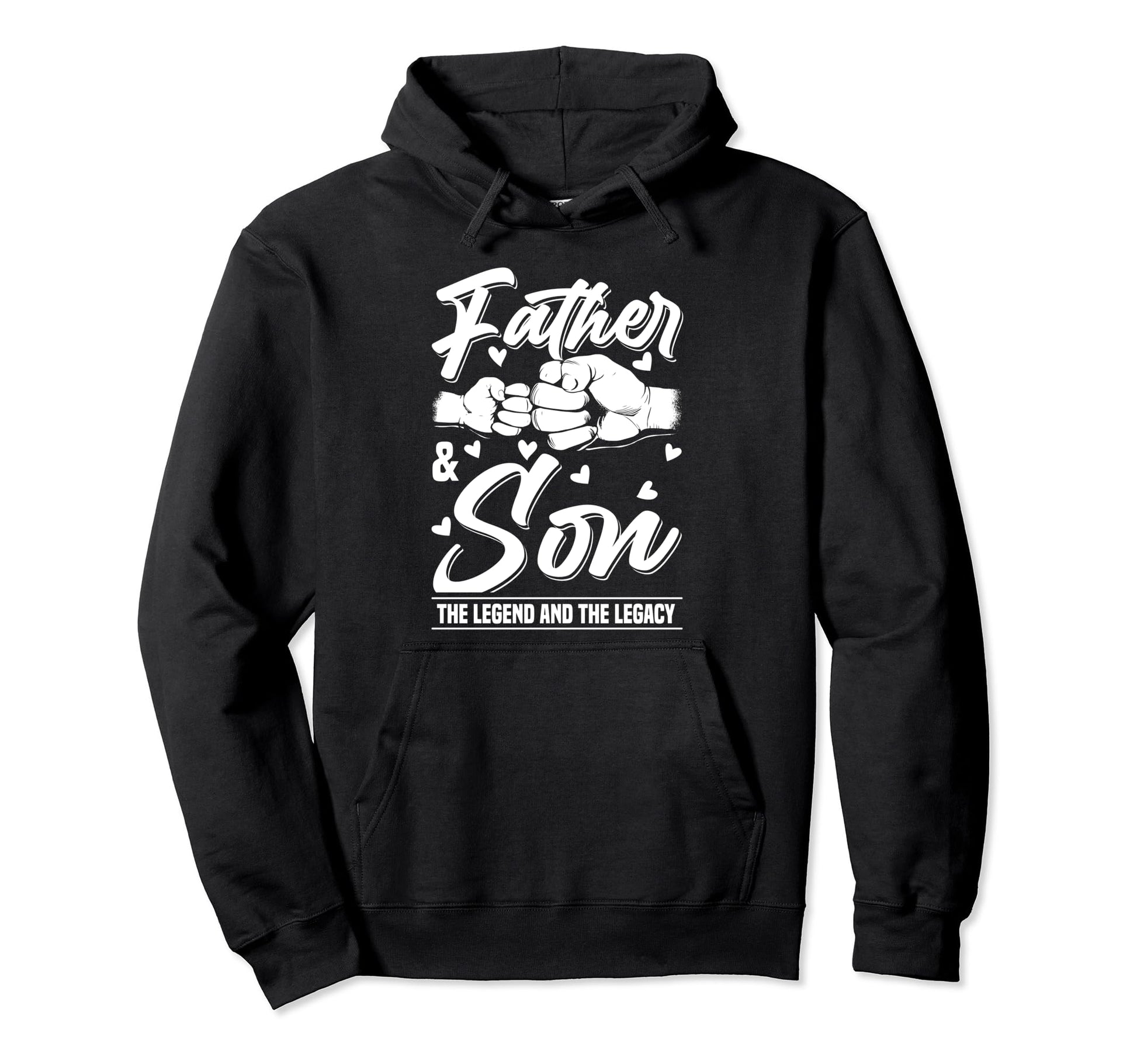 Father And Son Legend And Legacy Hoodie - Aesthetic Graphic for Adults - T-Shirt, Sweatshirt, Hoodie