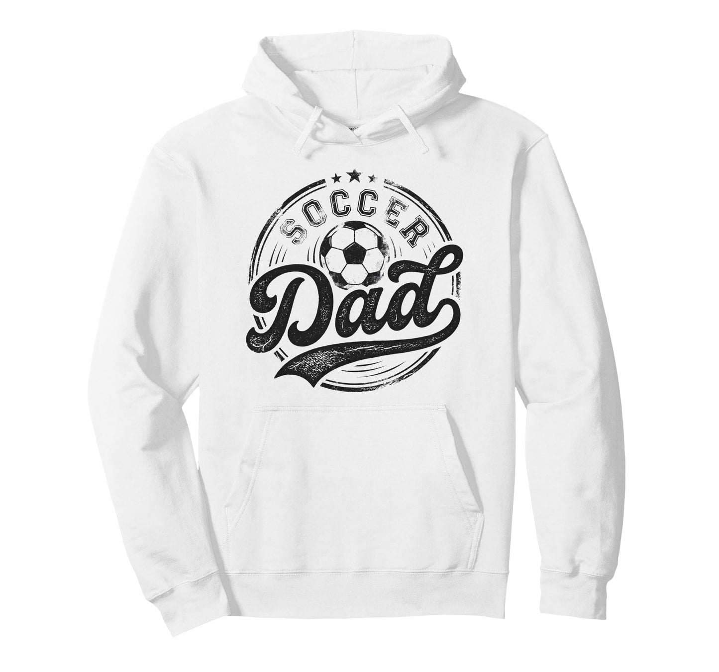 Soccer Dad Funny Fathers Day Player Dad Hoodie - Minimalist Print Unisex - T-Shirt, Sweatshirt, Hoodie