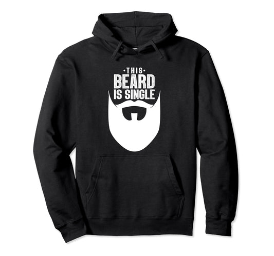 Bearded Guy Funny Beard Lover Mustache Hoodie - Novelty Apparel for Adults - T-Shirt, Sweatshirt, Hoodie