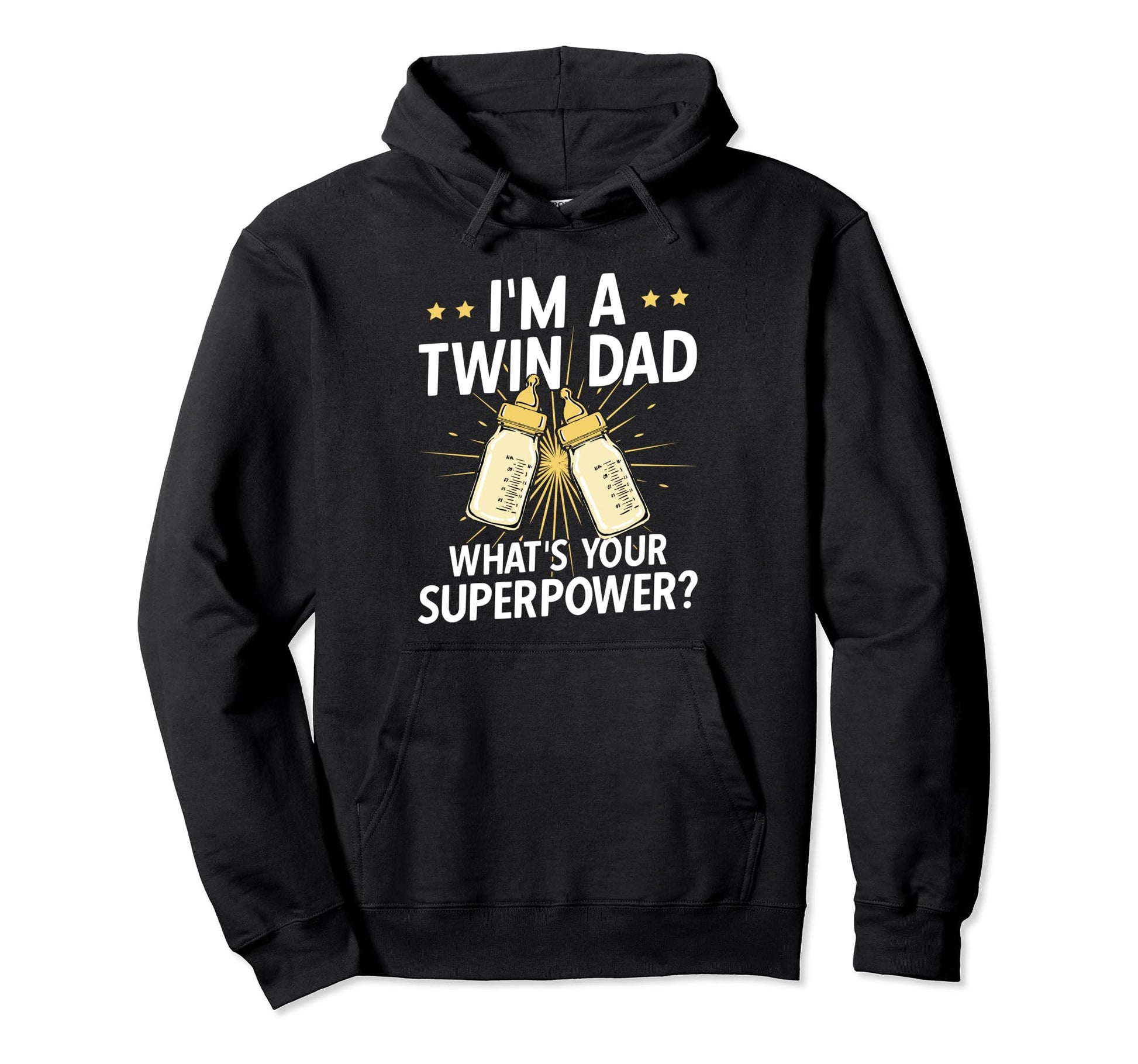 Dad Twins Father Two Im Twin Dad Hoodie - Novelty Apparel for Adults - T-Shirt, Sweatshirt, Hoodie