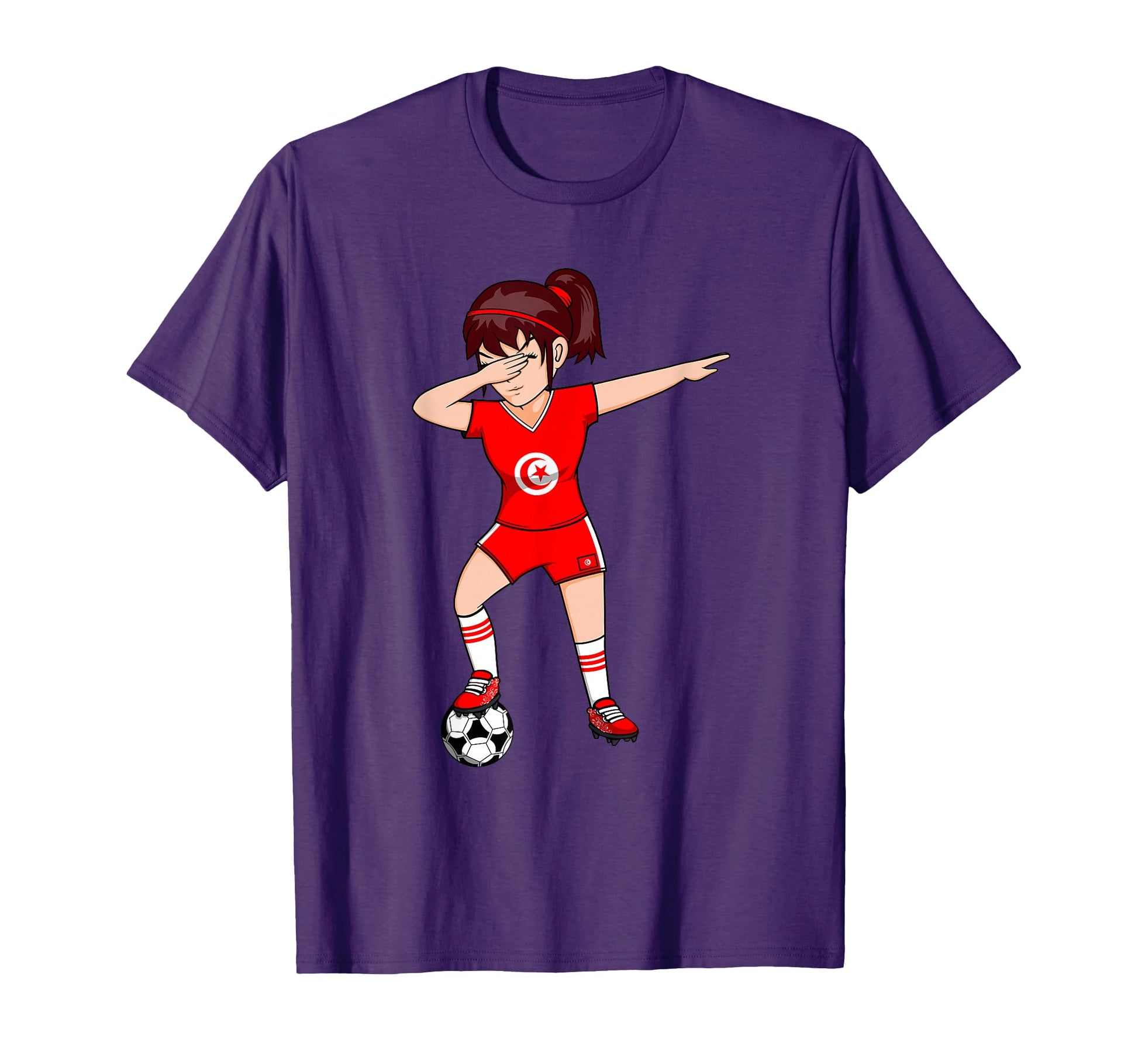 Dabbing Soccer Tunisia Jersey T-Shirt - Casual Everyday Wear for Adults - T-Shirt, Sweatshirt, Hoodie