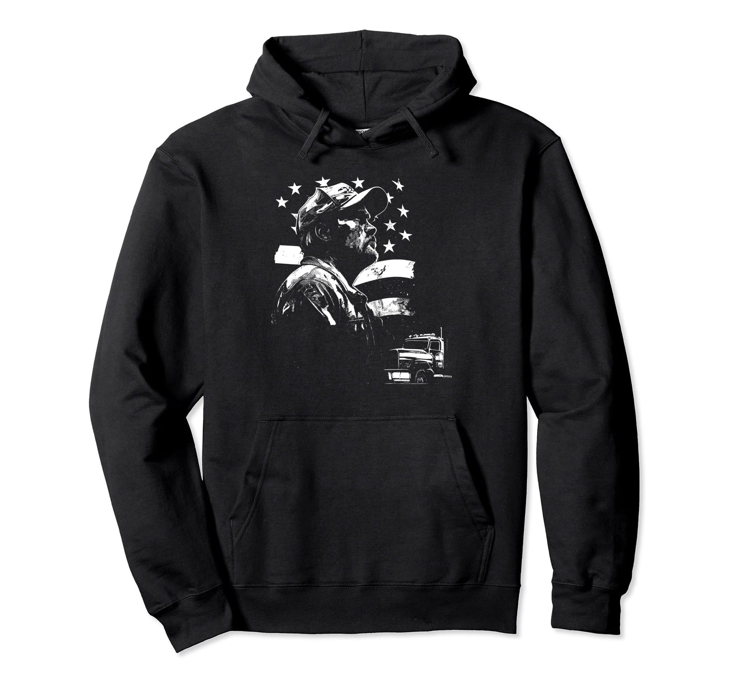 Funny Trucker American Big Rigs Diesel Hoodie - Unique Graphic for Adults - T-Shirt, Sweatshirt, Hoodie