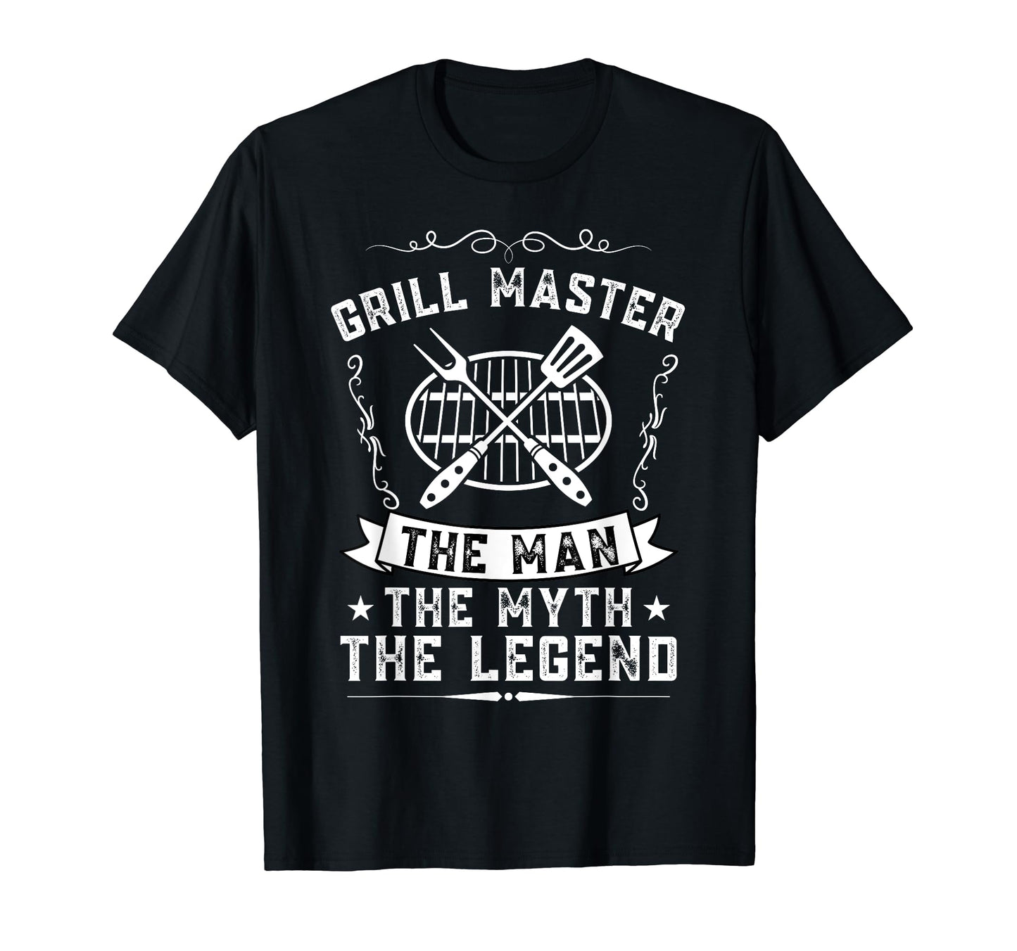 Grill Master Myth Legend Bbq Pitmaster T-Shirt - Trendy Graphic for Adults - T-Shirt, Sweatshirt, Hoodie