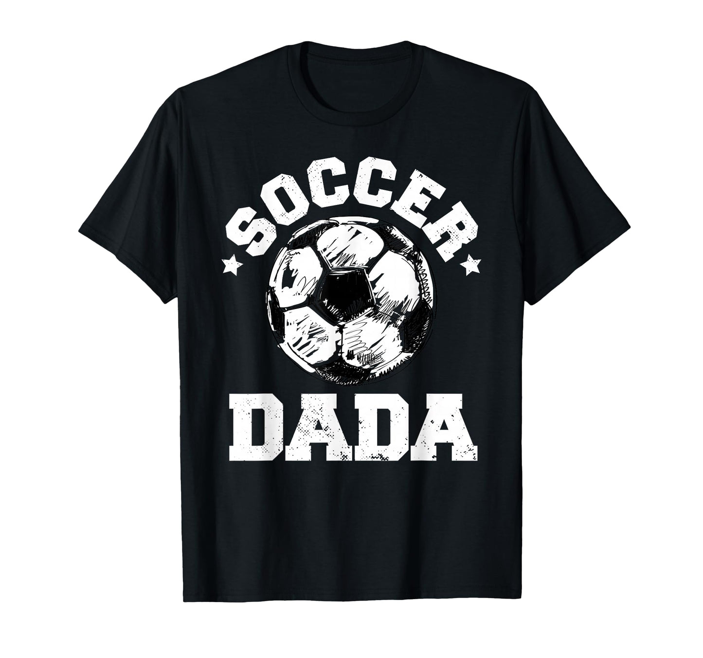 Soccer Dada Soccer Ball Distressed T-Shirt - Custom Art Print Men Women - T-Shirt, Sweatshirt, Hoodie
