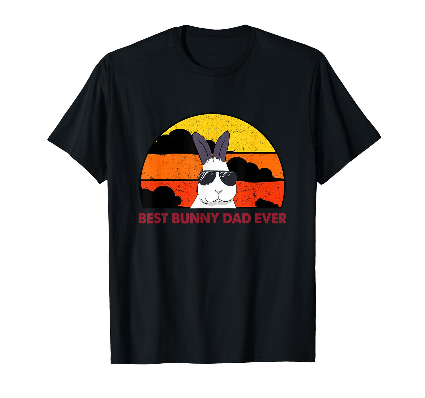 Best Bunny Dad Ever Rabbit Jumper Dad T-Shirt - Graphic Print Unisex - T-Shirt, Sweatshirt, Hoodie