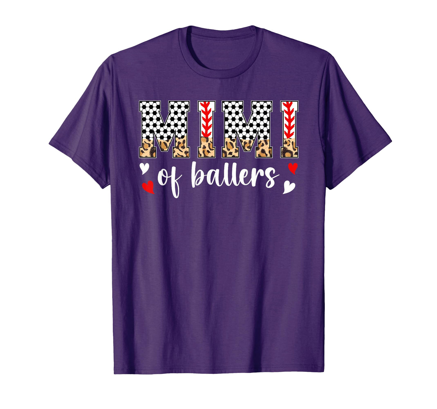 Mimi Ballers Baseball Soccer Mimi Grandma T-Shirt - Minimalist Print Unisex - T-Shirt, Sweatshirt, Hoodie