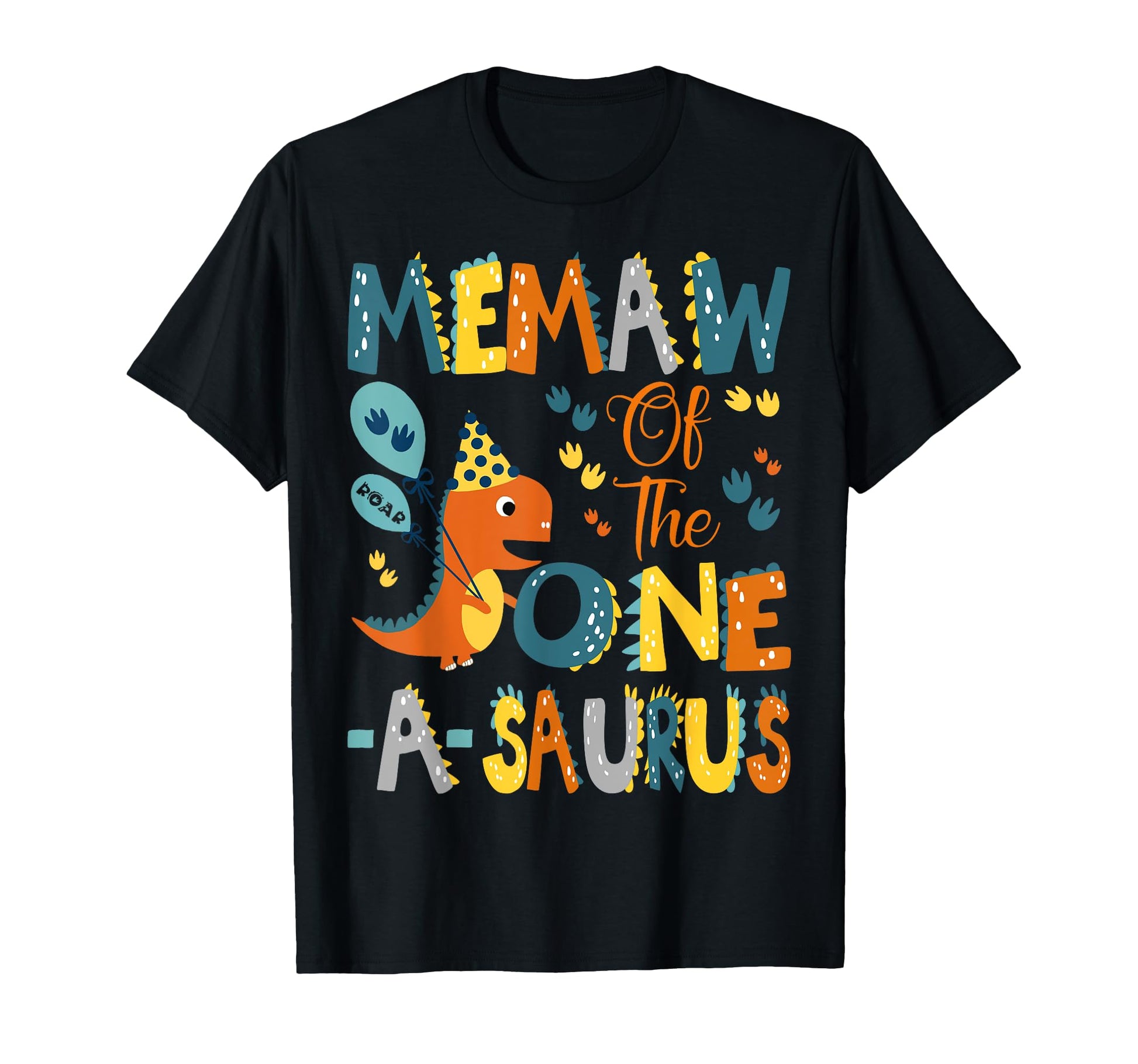 Memaw One Saurus 1St Birthday Dinosaur T-Shirt - Minimalist Print Unisex - T-Shirt, Sweatshirt, Hoodie