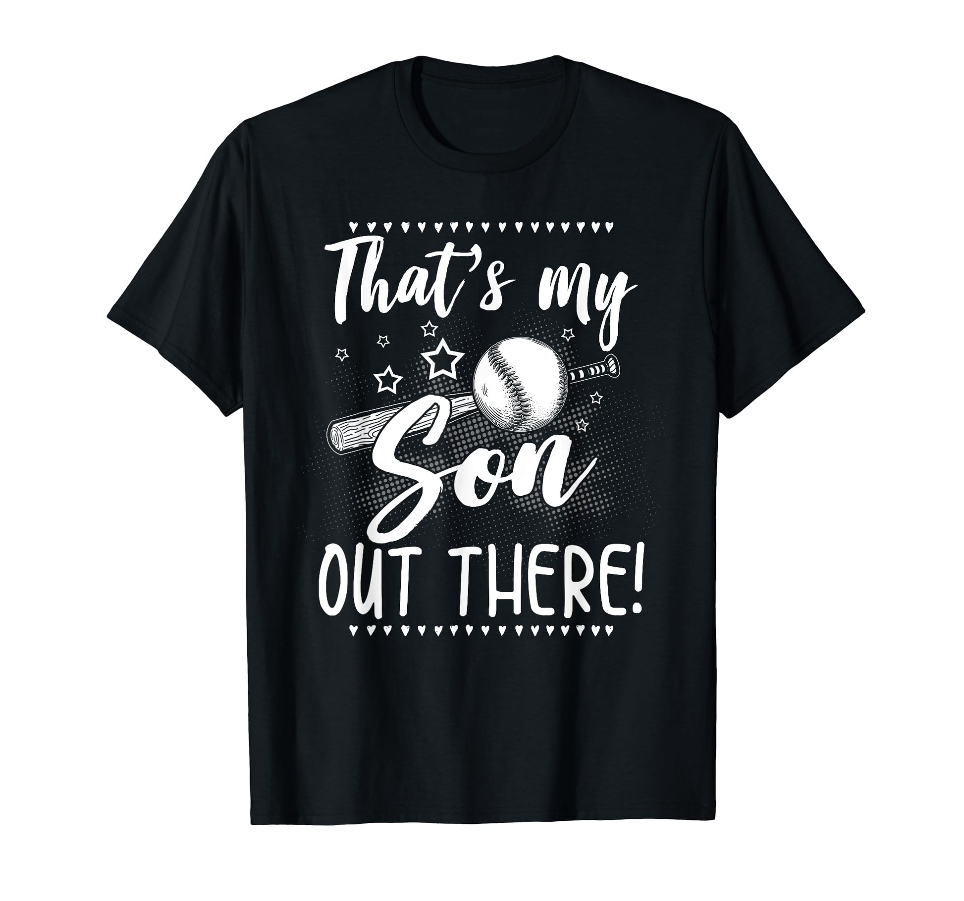 Softball Baseball Player Mom Dad T-Shirt - Casual Everyday Wear Men Women - T-Shirt, Sweatshirt, Hoodie