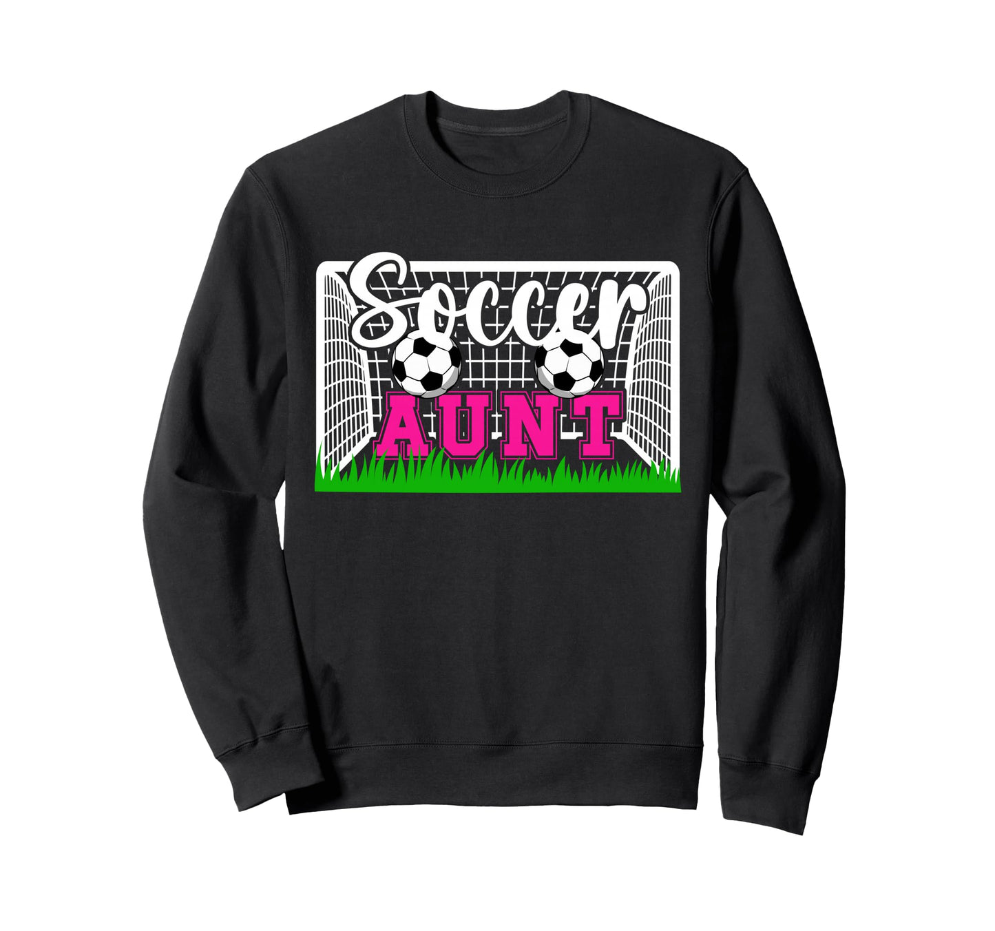 Soccer Aunt Soccer Player Aunt Sweatshirt - Novelty Apparel for Adults - T-Shirt, Sweatshirt, Hoodie