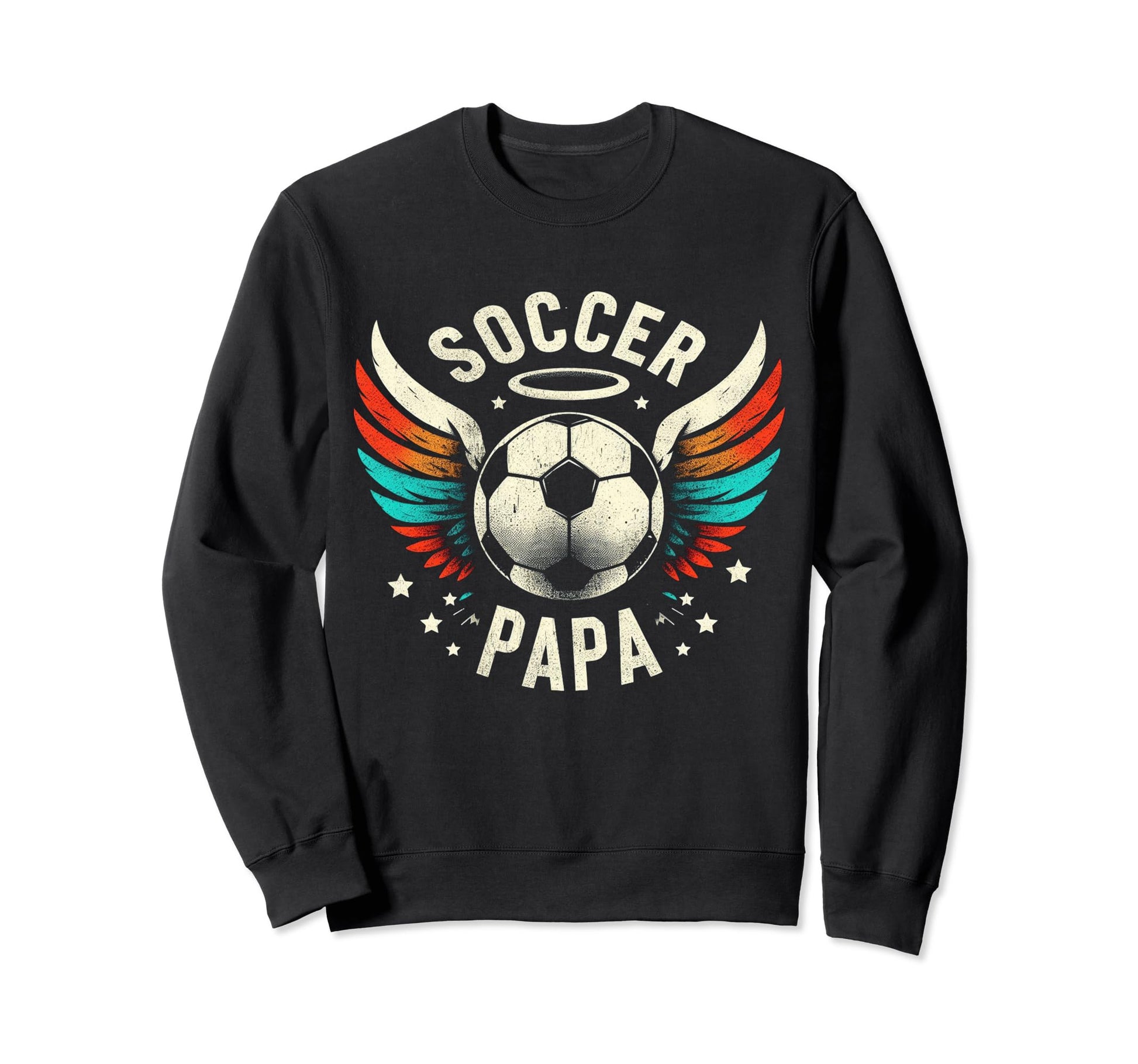 Soccer Papa Family Matching Dad Sweatshirt - Aesthetic Graphic Unisex - T-Shirt, Sweatshirt, Hoodie