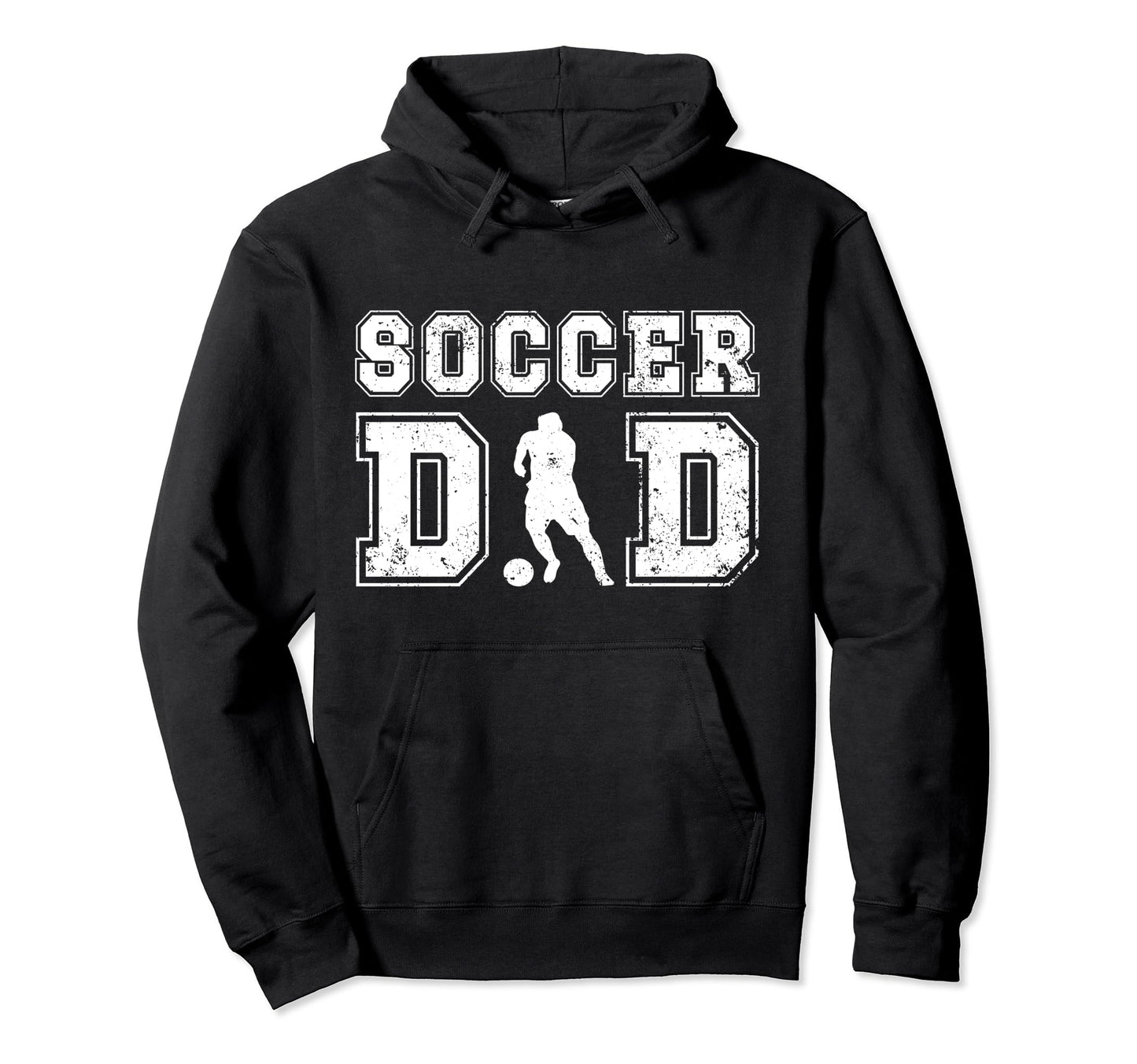 Soccer Dad Soccer Player Dad Proud Hoodie - Minimalist Print for Adults - T-Shirt, Sweatshirt, Hoodie