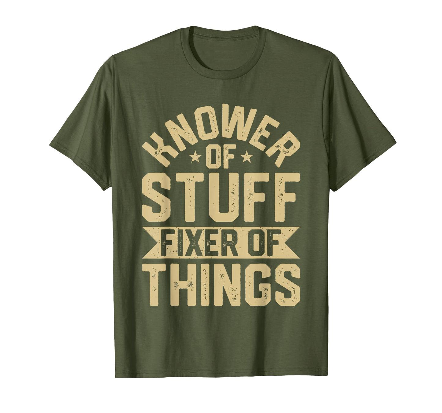 Knower Stuff Fixer Things Funny Handyman T-Shirt - Custom Art Print Unisex - T-Shirt, Sweatshirt, Hoodie