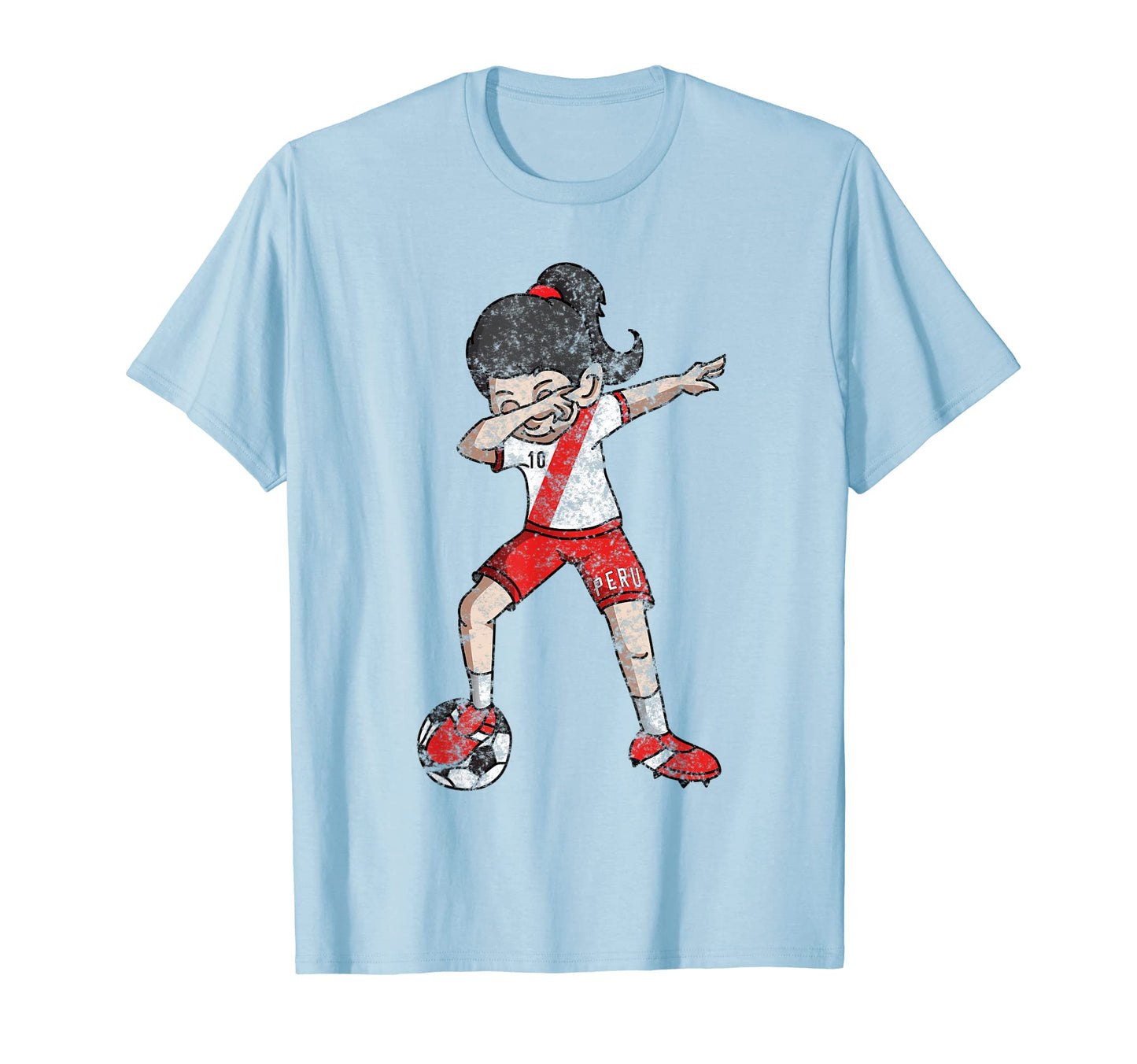 Peru Dabbing Soccer Football Fan T-Shirt - Graphic Print Unisex - T-Shirt, Sweatshirt, Hoodie
