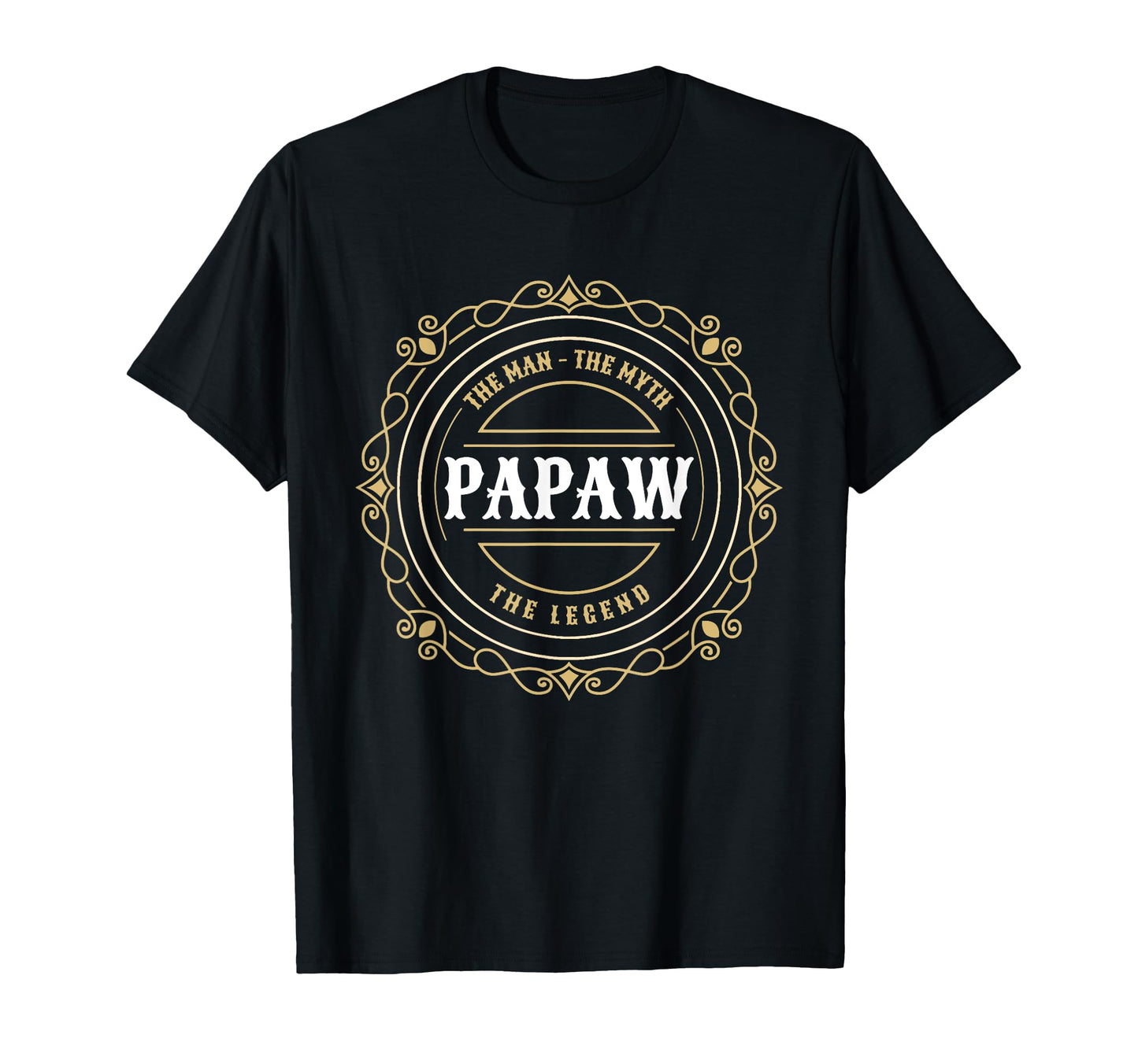 Papaw Myth Legend Dad Grandpa T-Shirt - Custom Art Print Unisex - T-Shirt, Sweatshirt, Hoodie