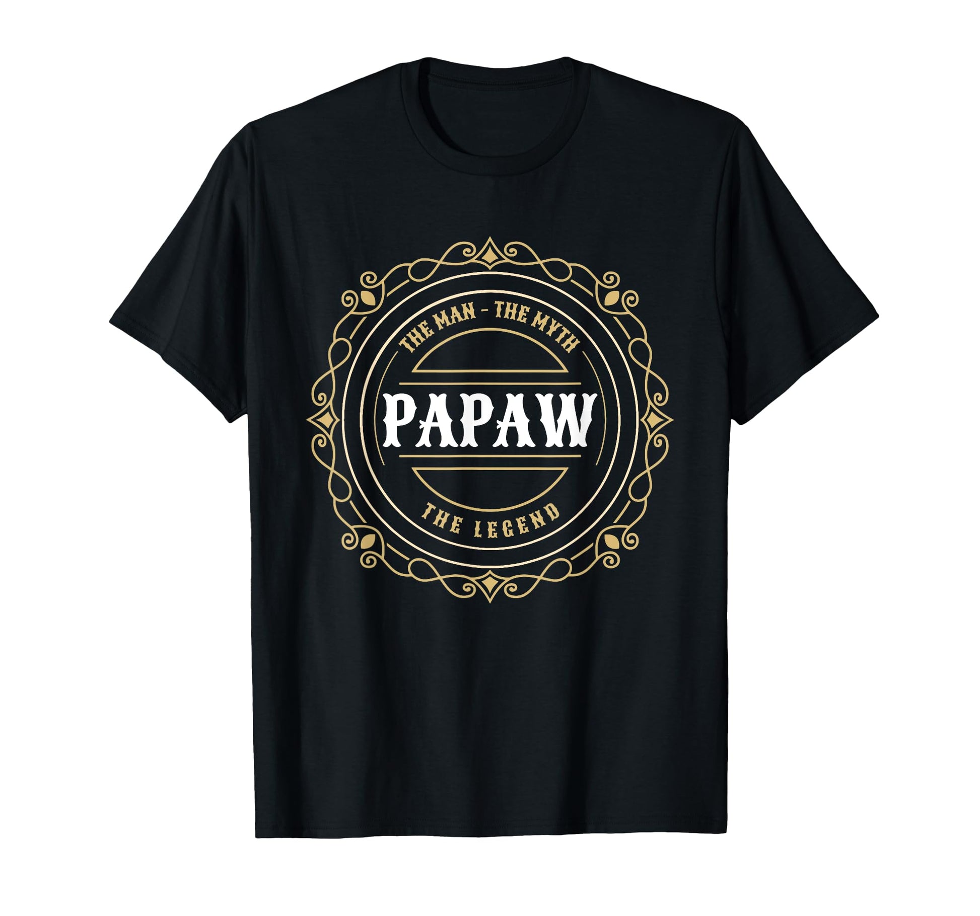 Papaw Myth Legend Dad Grandpa T-Shirt - Custom Art Print Unisex - T-Shirt, Sweatshirt, Hoodie