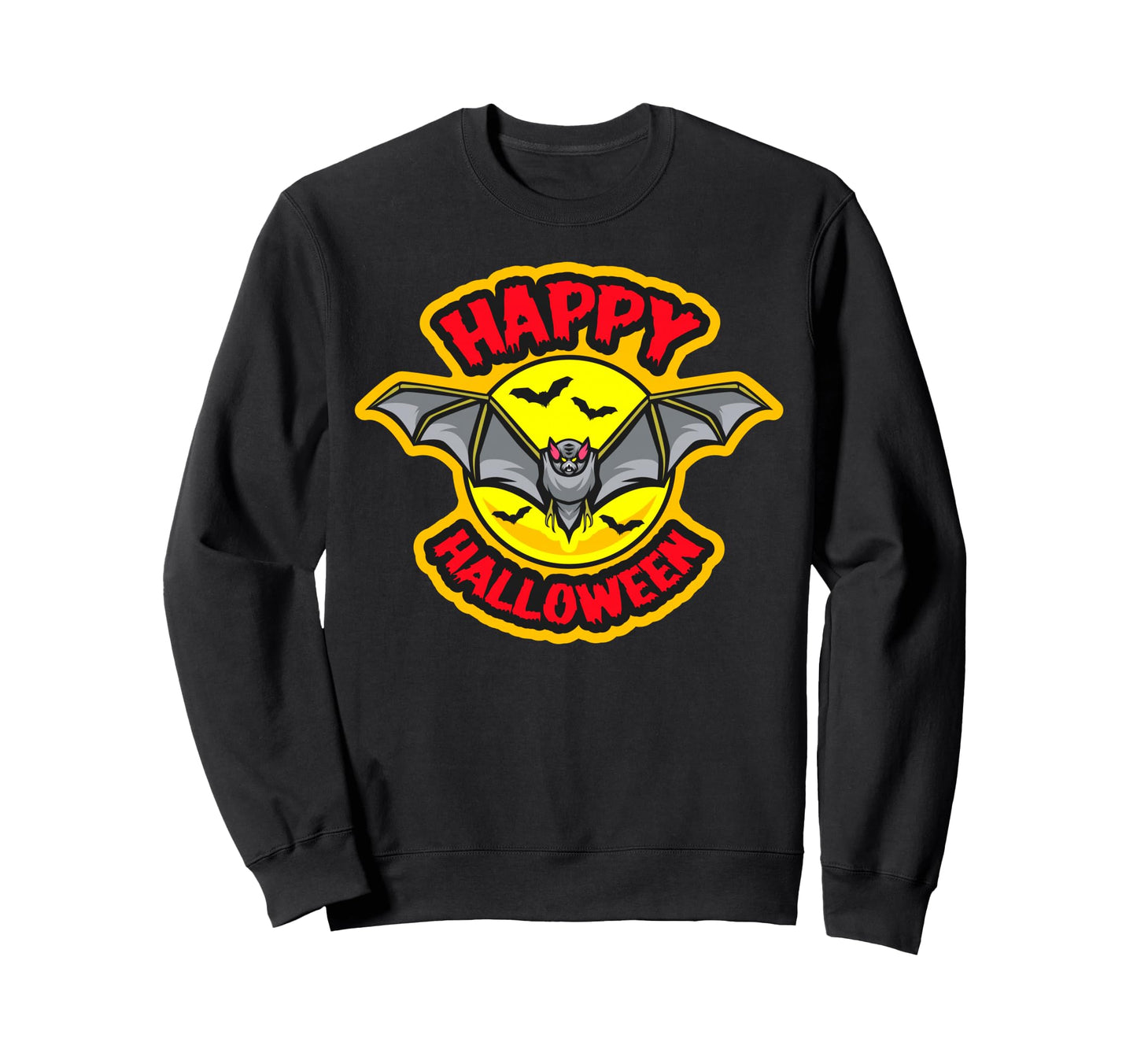 Funny Bat Halloween Vampire Bat Mom Sweatshirt - Novelty Apparel Men Women - T-Shirt, Sweatshirt, Hoodie