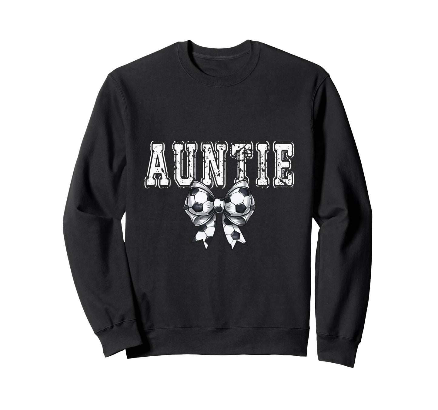 Coquette Soccer Auntie Spirit Sweatshirt - Fun Novelty Design Men Women - T-Shirt, Sweatshirt, Hoodie