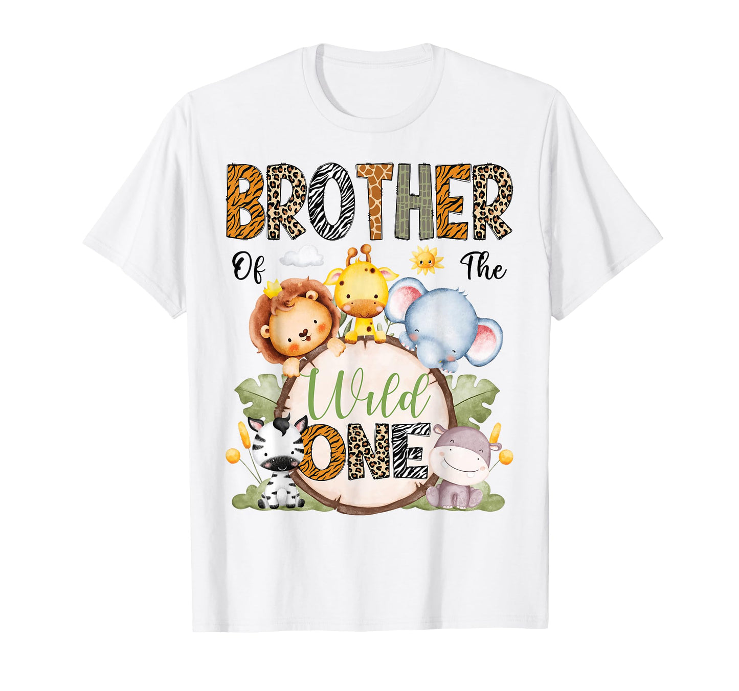 Brother Wild One 1St Birthday T-Shirt - Fun Novelty Design Men Women - T-Shirt, Sweatshirt, Hoodie