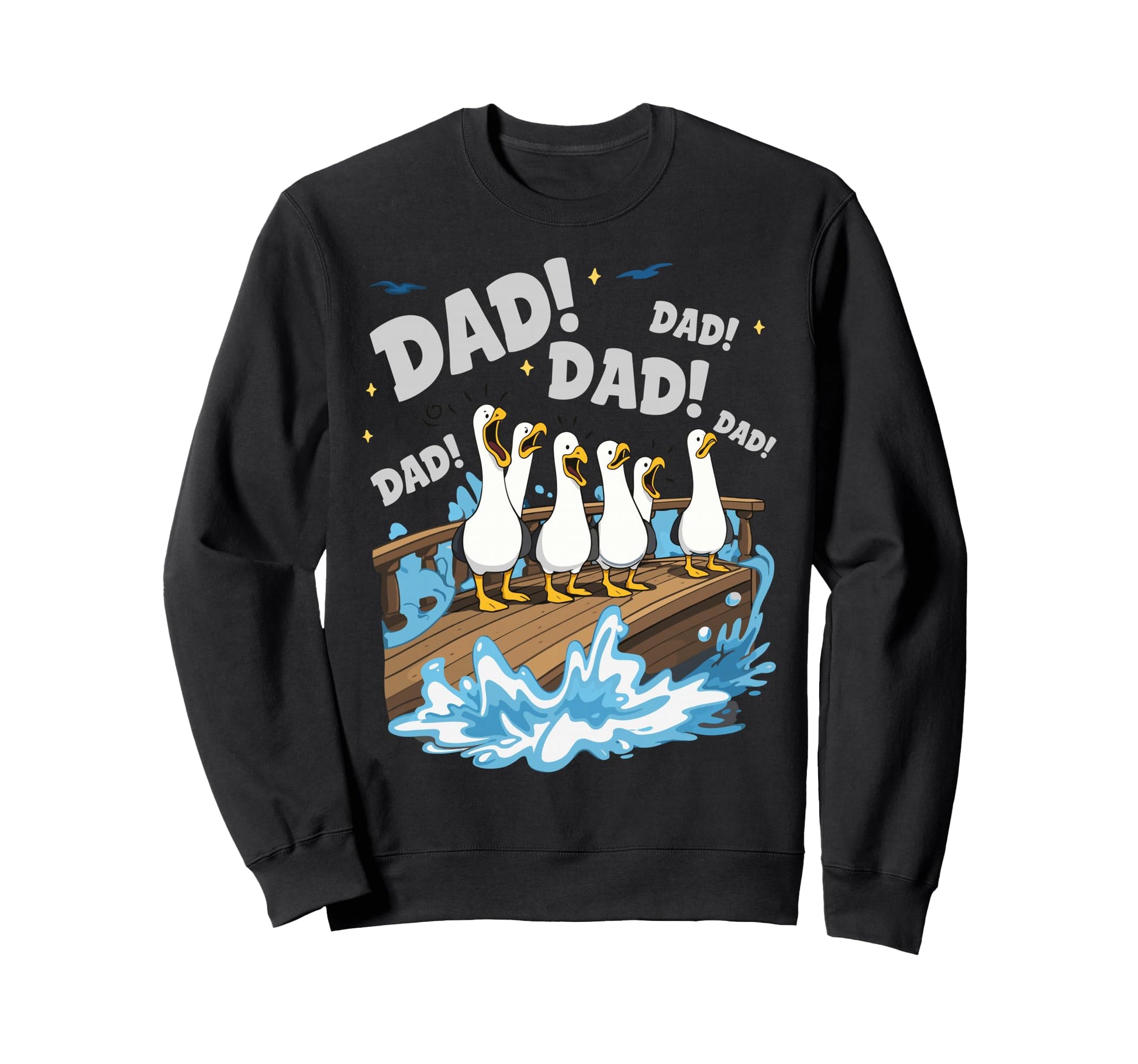 Seagull Dad Funny Dad Ocean Life Sweatshirt - Trendy Graphic Unisex - T-Shirt, Sweatshirt, Hoodie