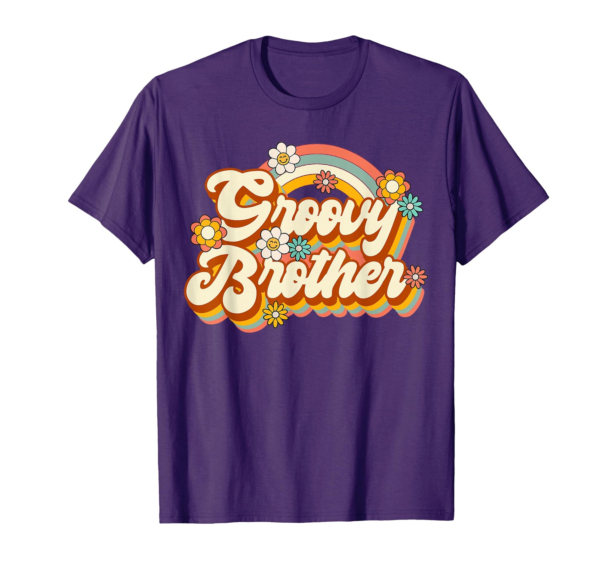 Groovy Brother Family Birthday T-Shirt - Casual Everyday Wear Men Women - T-Shirt, Sweatshirt, Hoodie