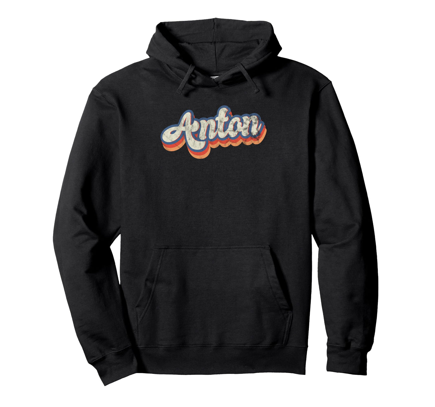 Anton Personalized Name Custom Lettering Hoodie - Minimalist Print Unisex - T-Shirt, Sweatshirt, Hoodie