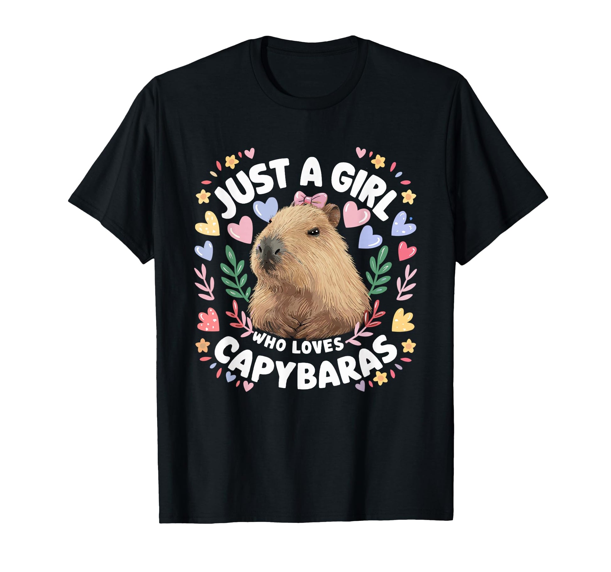 Just Who Loves Capybaras Capybara T-Shirt - Trendy Graphic for Adults - T-Shirt, Sweatshirt, Hoodie