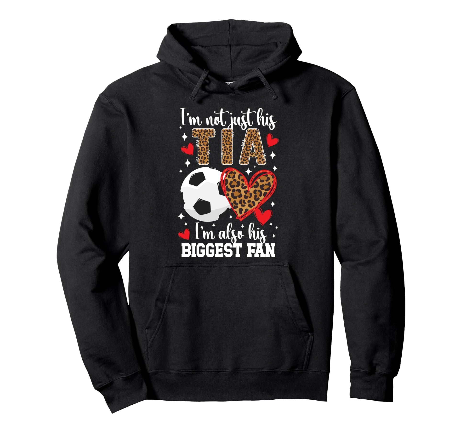 His Biggest Fan Soccer Tia Soccer Hoodie - Aesthetic Graphic for Adults - T-Shirt, Sweatshirt, Hoodie