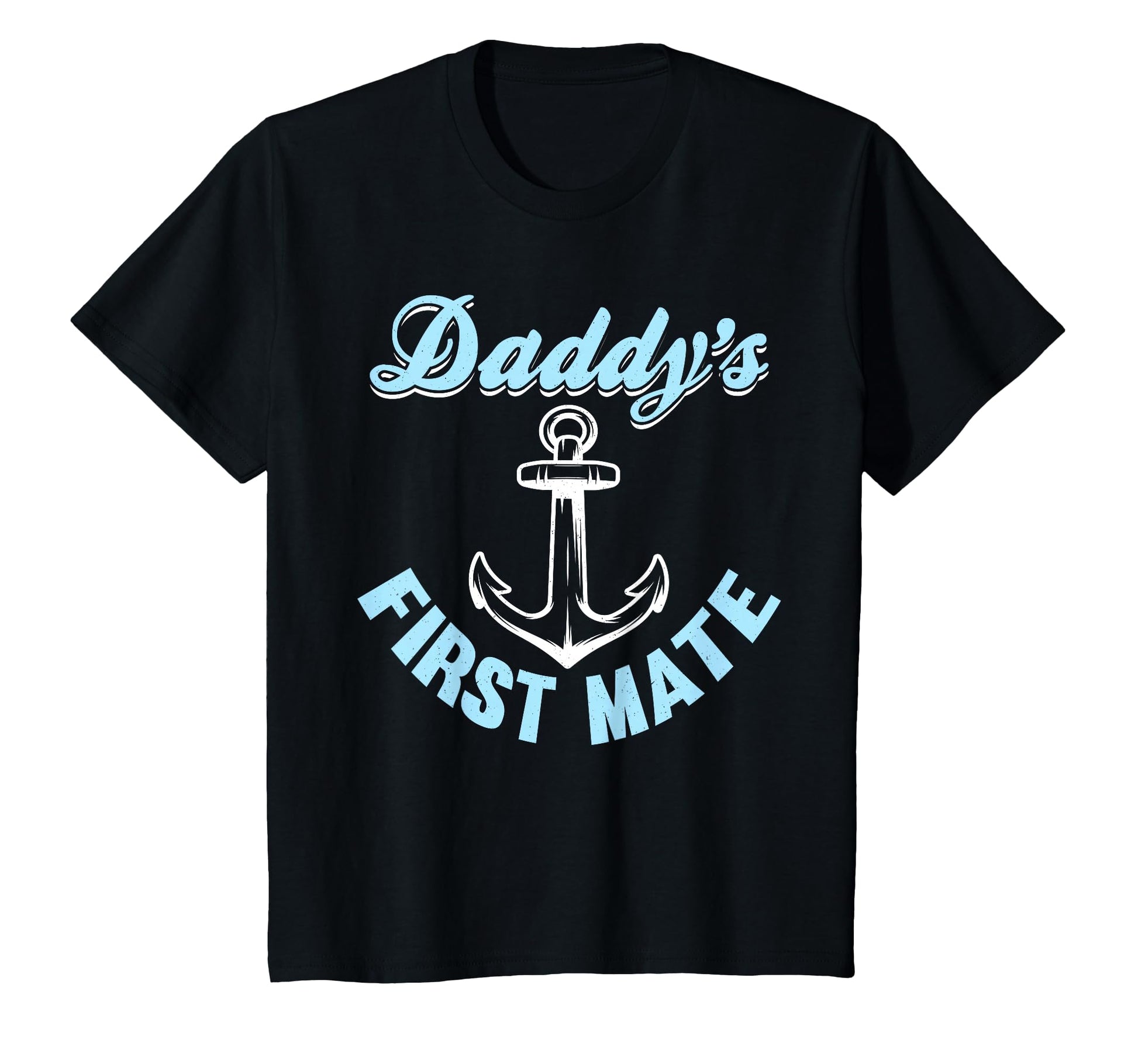 Captain Dad Daddys First Mate Daddy T-Shirt - Minimalist Print Men Women - T-Shirt, Sweatshirt, Hoodie