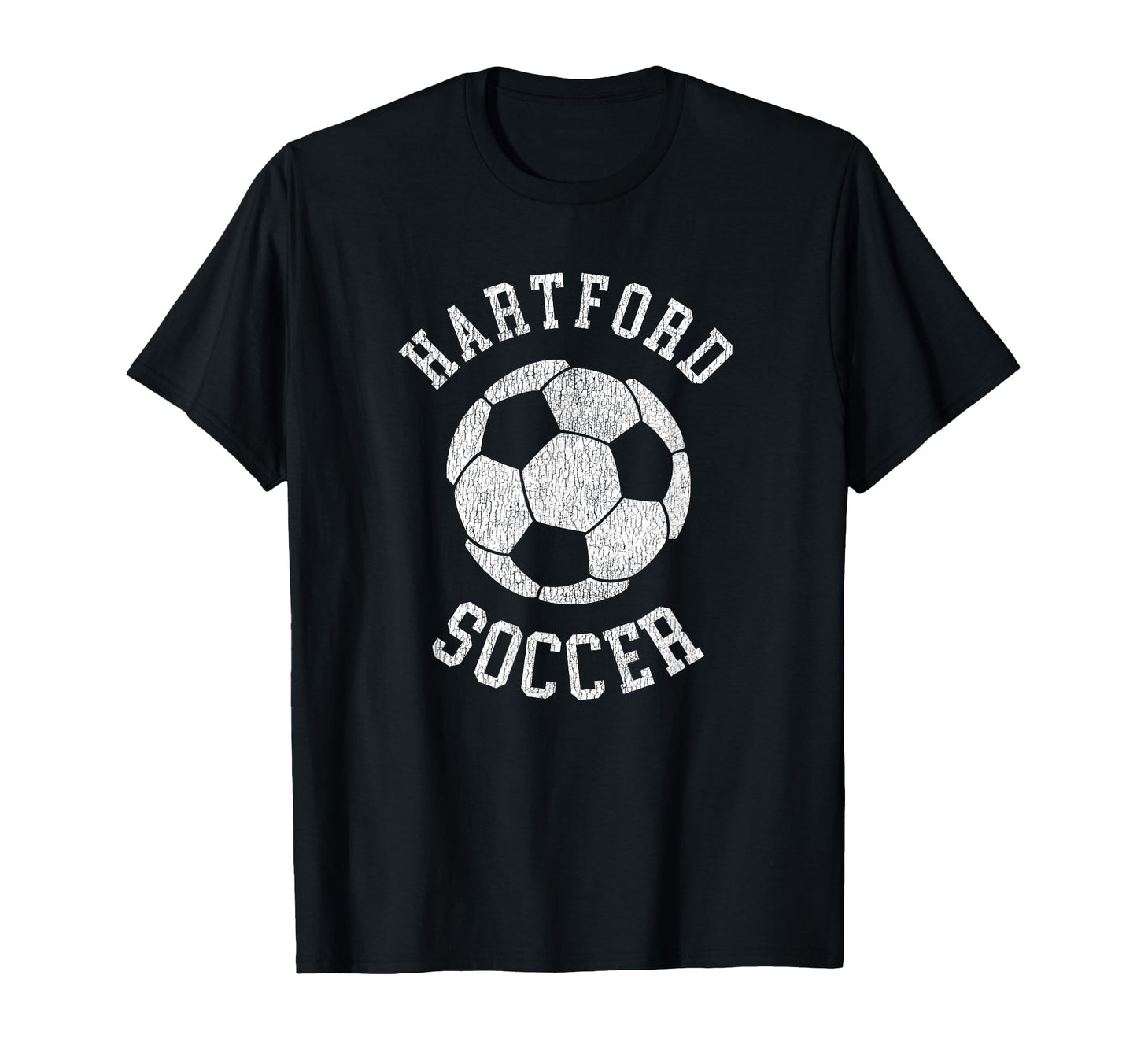 Hartford Soccer Distressed 90S T-Shirt - Fun Novelty Design Men Women - T-Shirt, Sweatshirt, Hoodie
