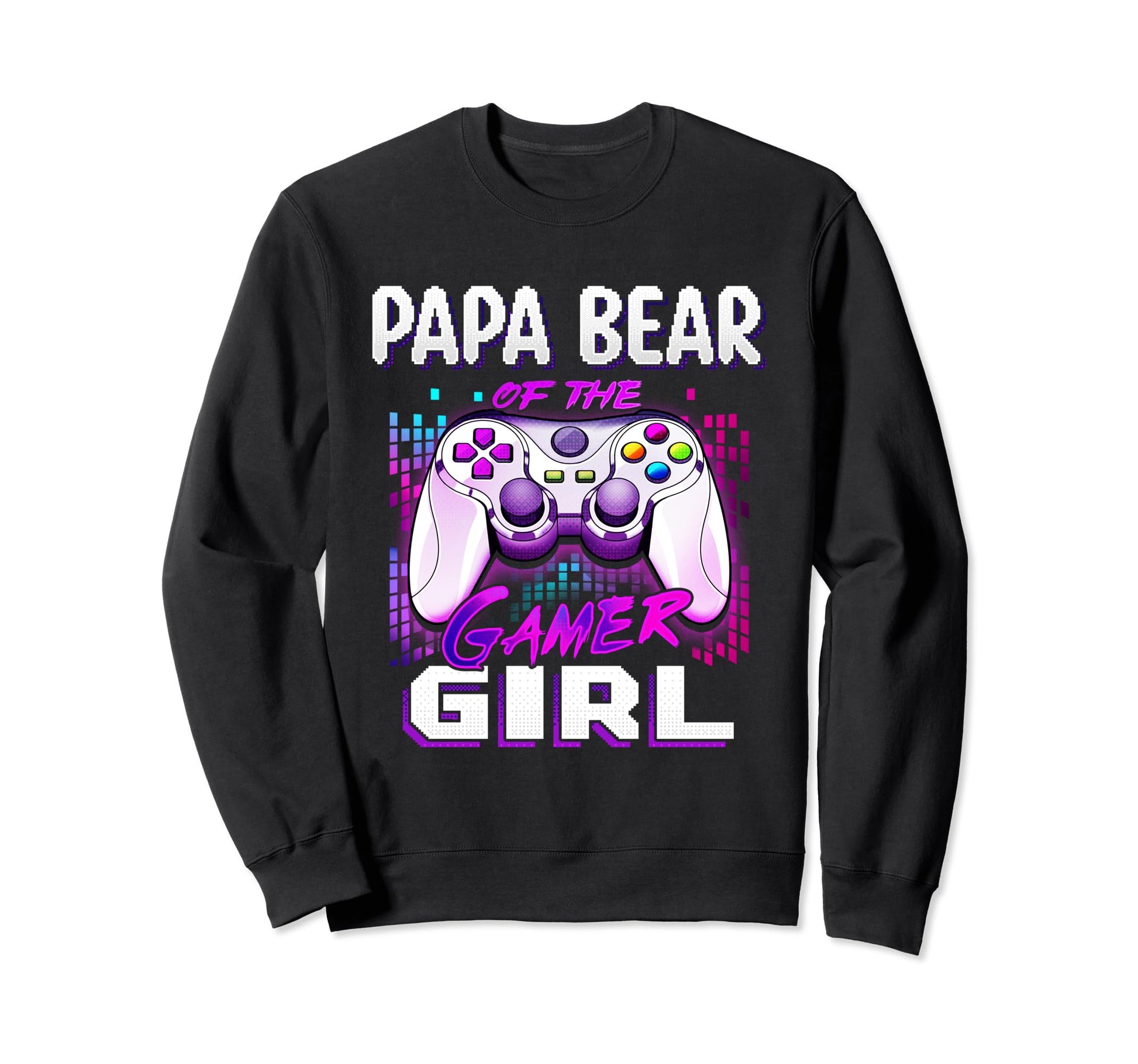 Papa Bear Gamer Birthday Sweatshirt - Aesthetic Graphic Men Women - T-Shirt, Sweatshirt, Hoodie