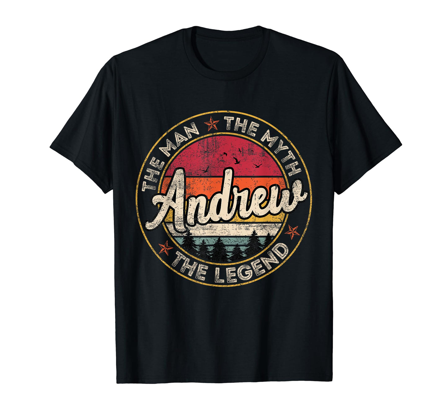 Andrew Myth Legend Personalized Name T-Shirt - Unique Graphic for Adults - T-Shirt, Sweatshirt, Hoodie