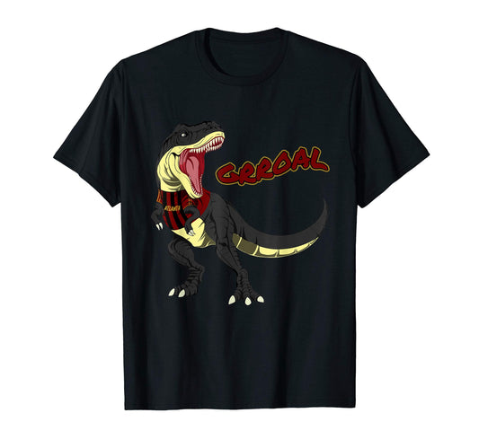 Atlanta Dinosaur T Rex Football Soccer T-Shirt - Minimalist Print Men Women - T-Shirt, Sweatshirt, Hoodie