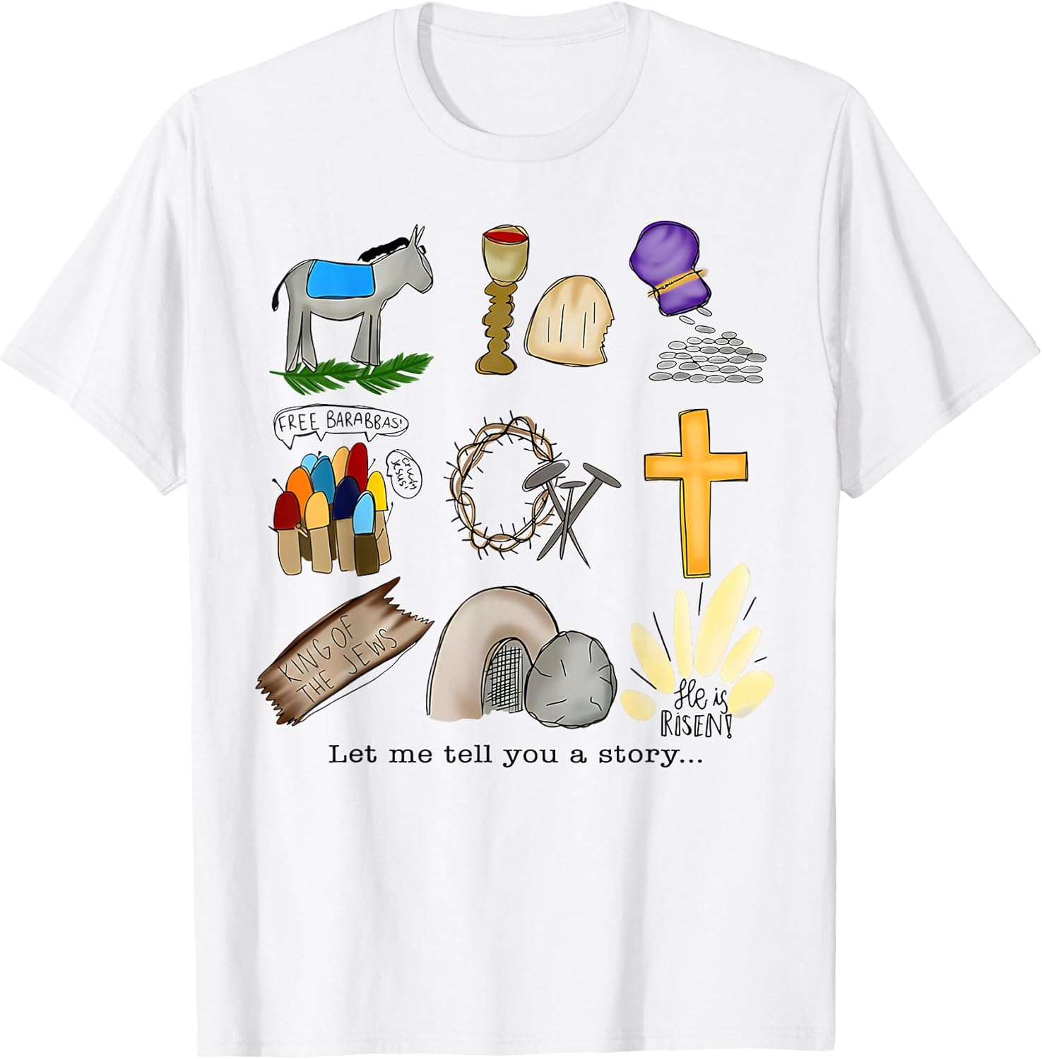 He Is Risen Christian Faith Costume Easter Day Unisex T-shirt, Sweatshirt, Hoodie, Long Sleeve Tee - T-Shirt, Sweatshirt, Hoodie
