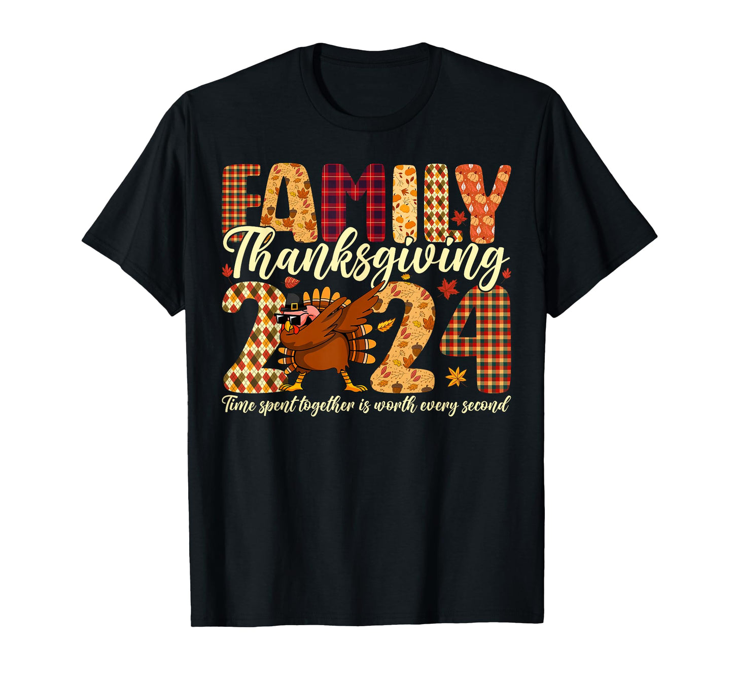Family Thanksgiving 2024 Crew Dabbing T-Shirt - Fun Novelty Design Unisex - T-Shirt, Sweatshirt, Hoodie