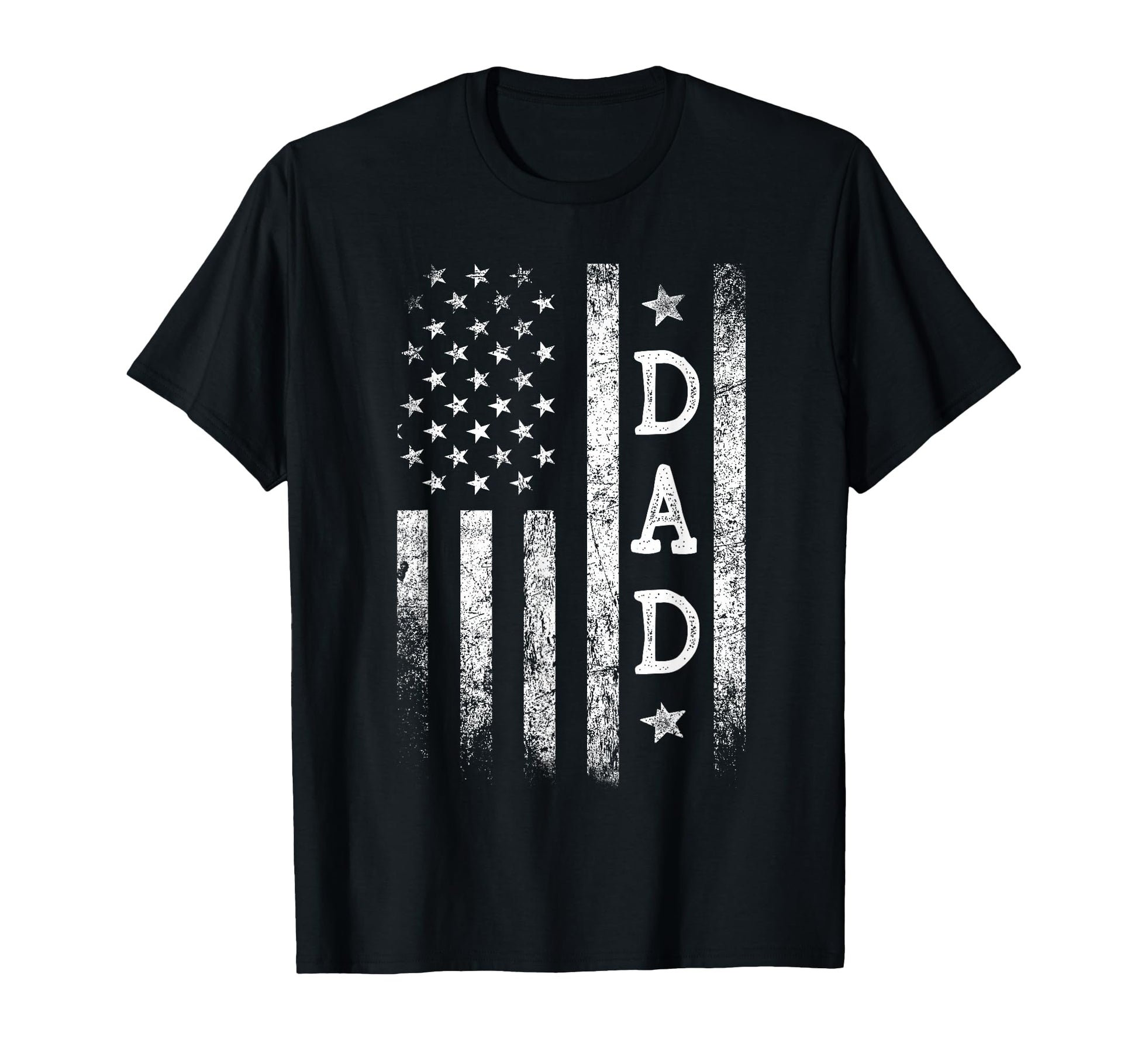 Dad American Flag Dad Gifts T-Shirt - Minimalist Print for Adults - T-Shirt, Sweatshirt, Hoodie