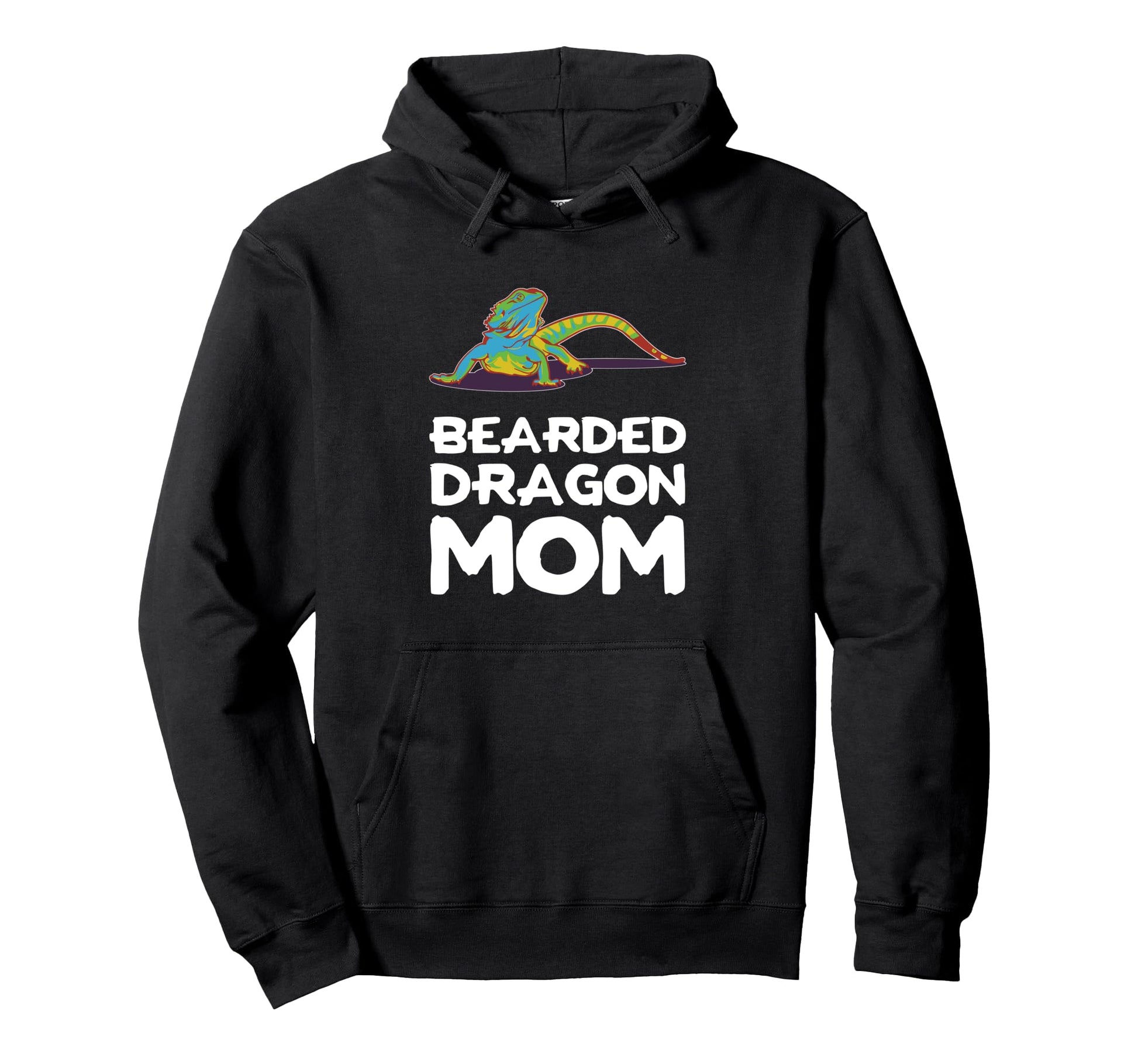 Bearded Dragon Mom Beardie Mother Hoodie - Minimalist Print for Adults - T-Shirt, Sweatshirt, Hoodie
