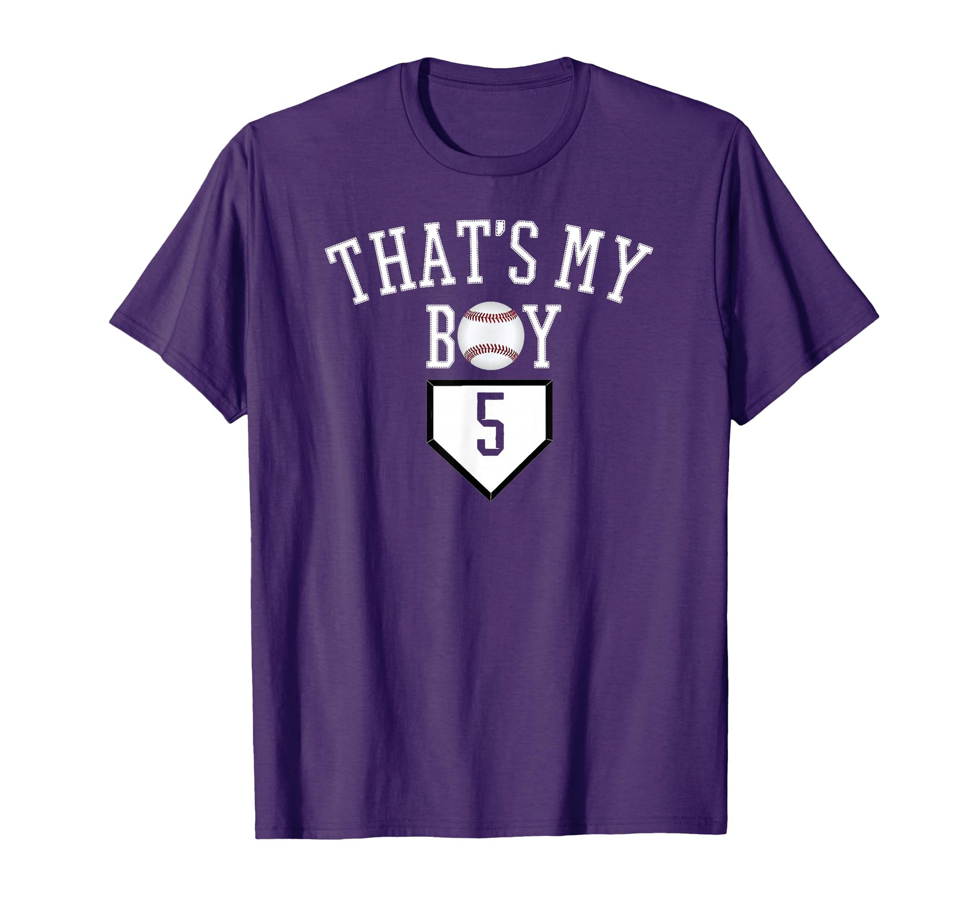 Thats My 5 Baseball Number 5 Jersey T-Shirt - Graphic Print Men Women - T-Shirt, Sweatshirt, Hoodie