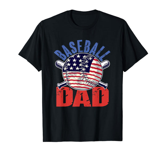 Baseball Dad Funny Baseball Dad T-Shirt - Trendy Graphic for Adults - T-Shirt, Sweatshirt, Hoodie