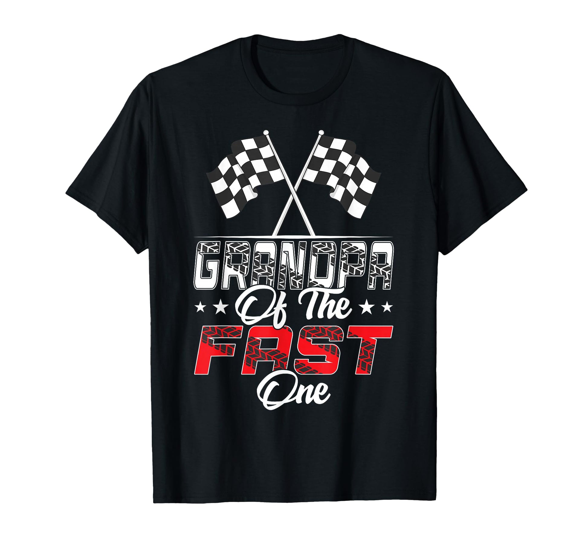 Grandpa Fast One First Birthday Racing T-Shirt - Custom Art Print Unisex - T-Shirt, Sweatshirt, Hoodie