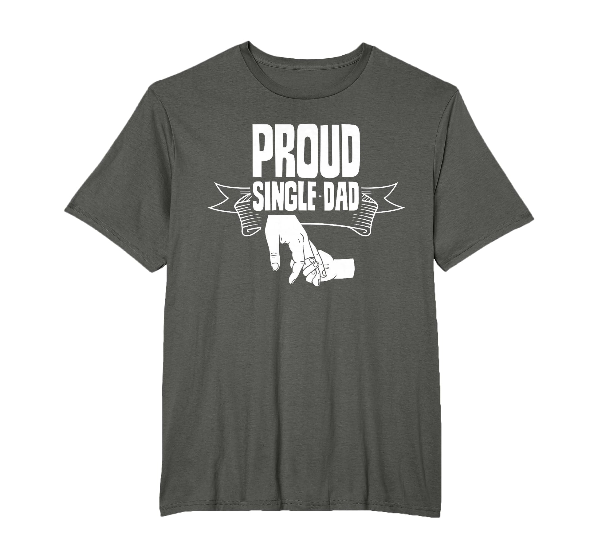 Proud Single Dad Lone Fathers Day Parent T-Shirt - Custom Art Print Unisex - T-Shirt, Sweatshirt, Hoodie