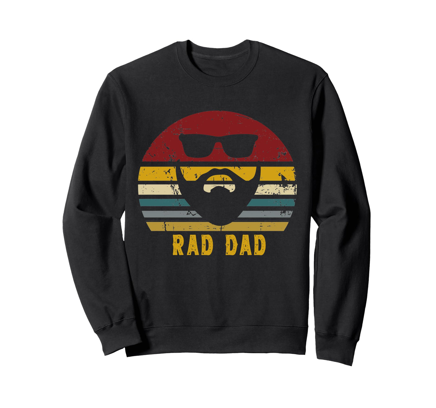 Rad Dad Sweatshirt - Custom Art Print for Adults - T-Shirt, Sweatshirt, Hoodie