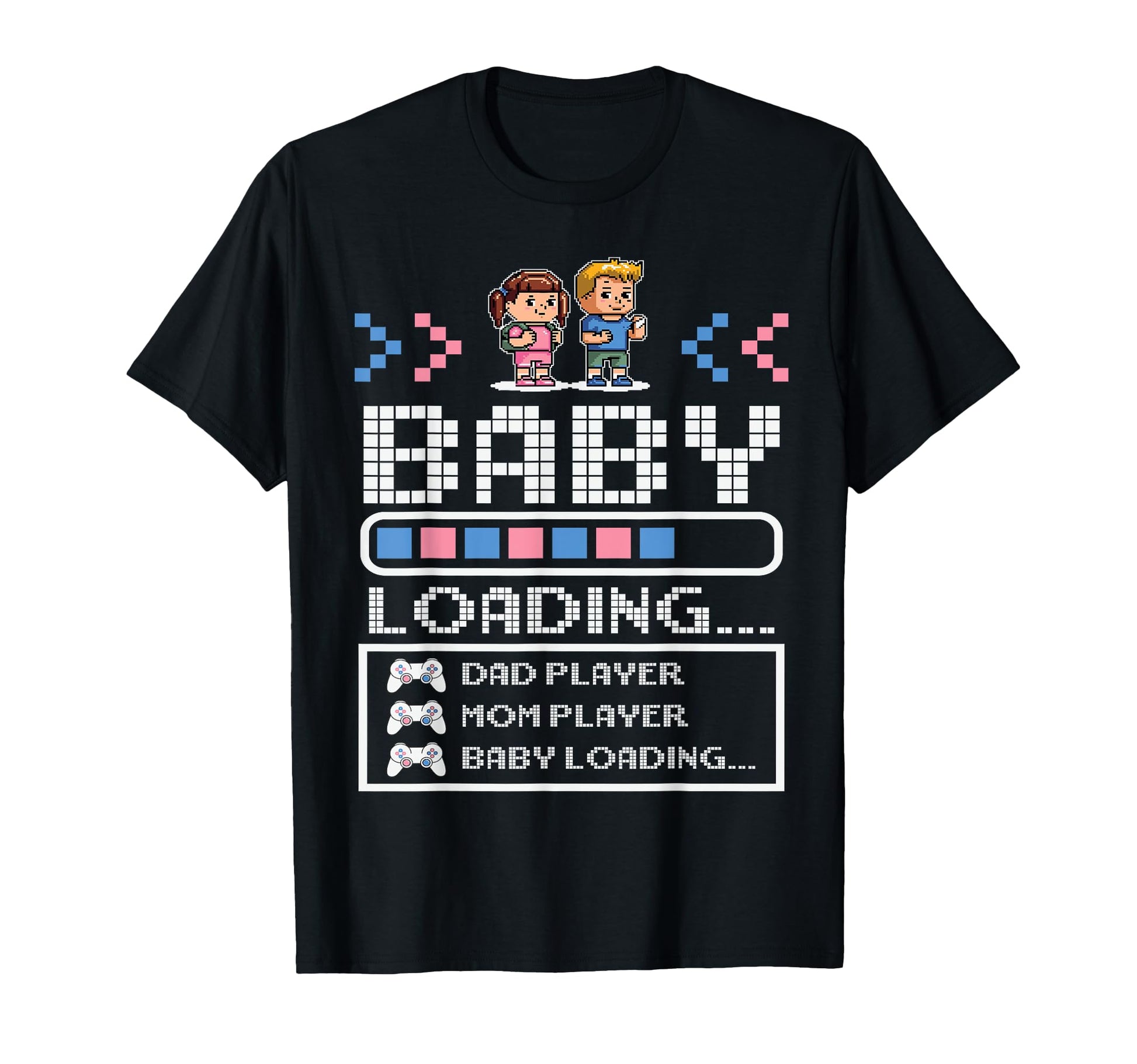 Loading Pregnancy Announcement Gaming T-Shirt - Unique Graphic for Adults - T-Shirt, Sweatshirt, Hoodie