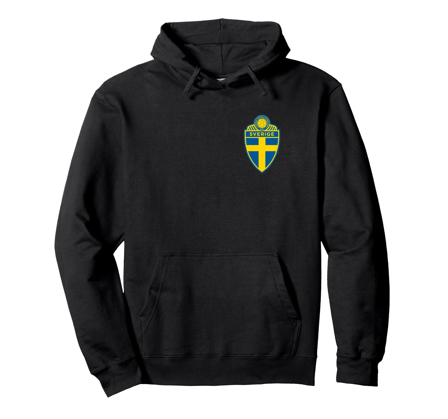 Sweden Soccer Jersey Crest Sverige Hoodie - Trendy Graphic Men Women - T-Shirt, Sweatshirt, Hoodie