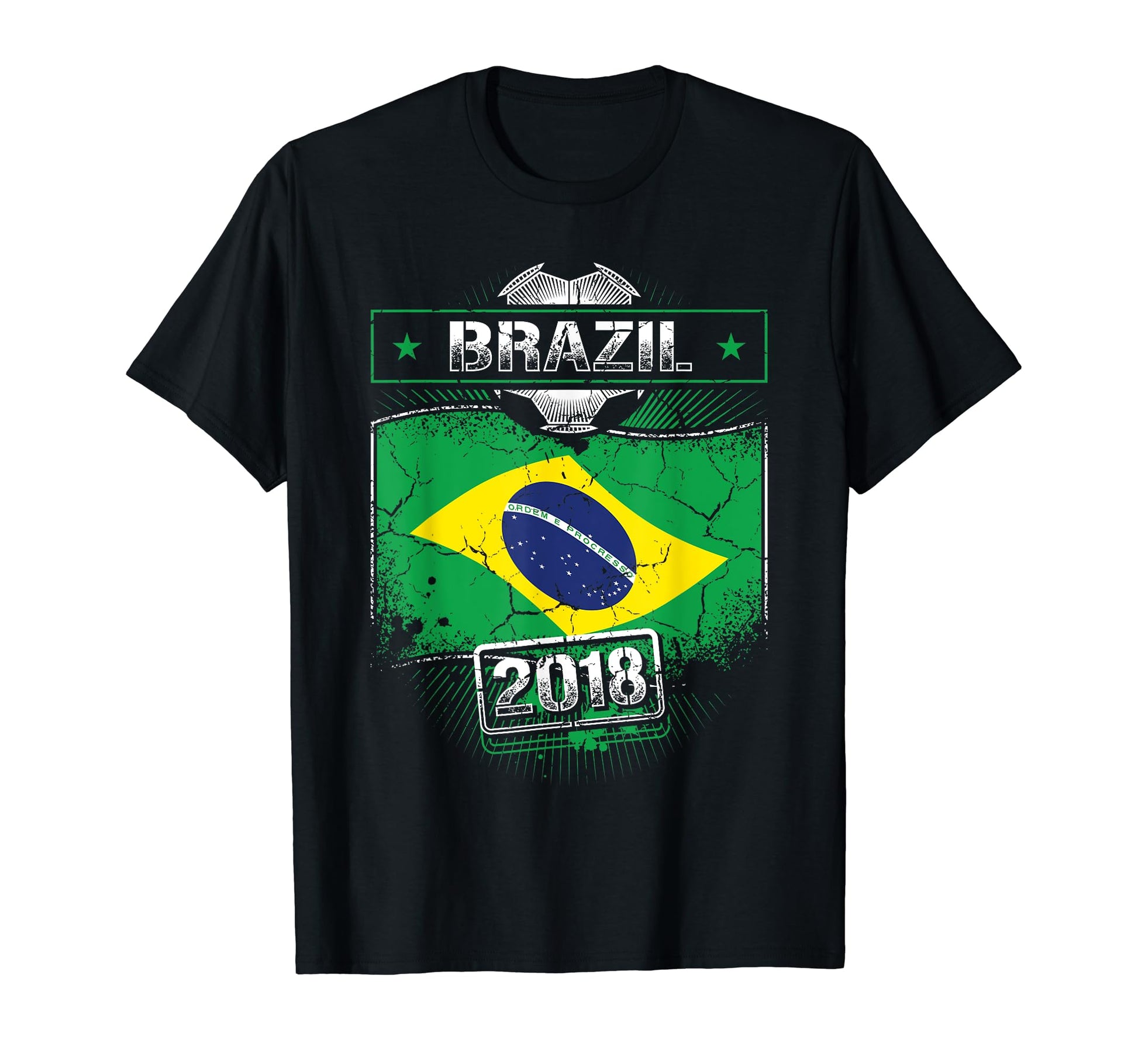 Brazil 2018 Soccer Brazilian T-Shirt - Casual Everyday Wear for Adults - T-Shirt, Sweatshirt, Hoodie