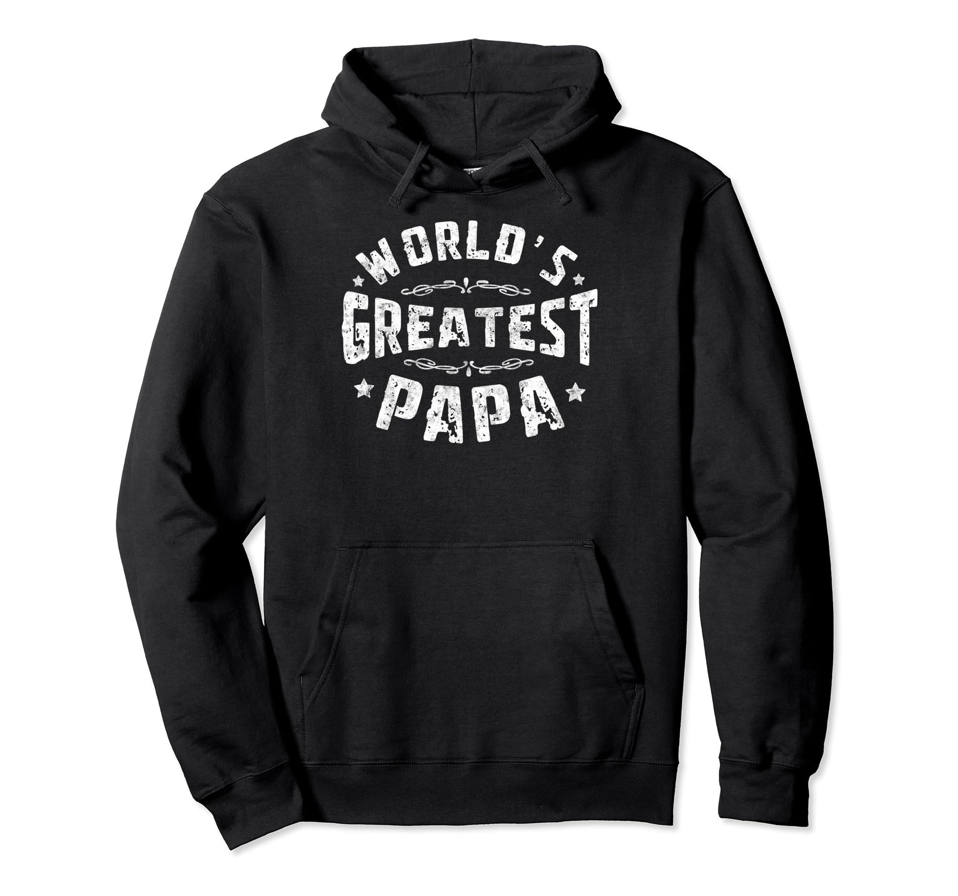 Worlds Greatest Papa Fathers Day Hoodie - Custom Art Print Men Women - T-Shirt, Sweatshirt, Hoodie