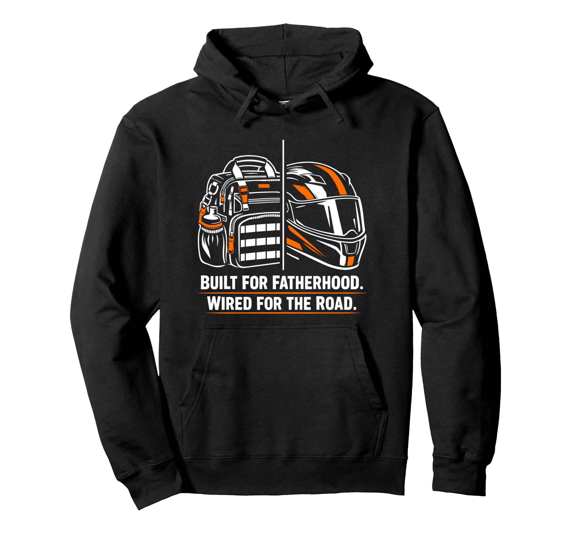 Motorcycle Dad Funny Biker Father Hoodie - Casual Everyday Wear Unisex - T-Shirt, Sweatshirt, Hoodie