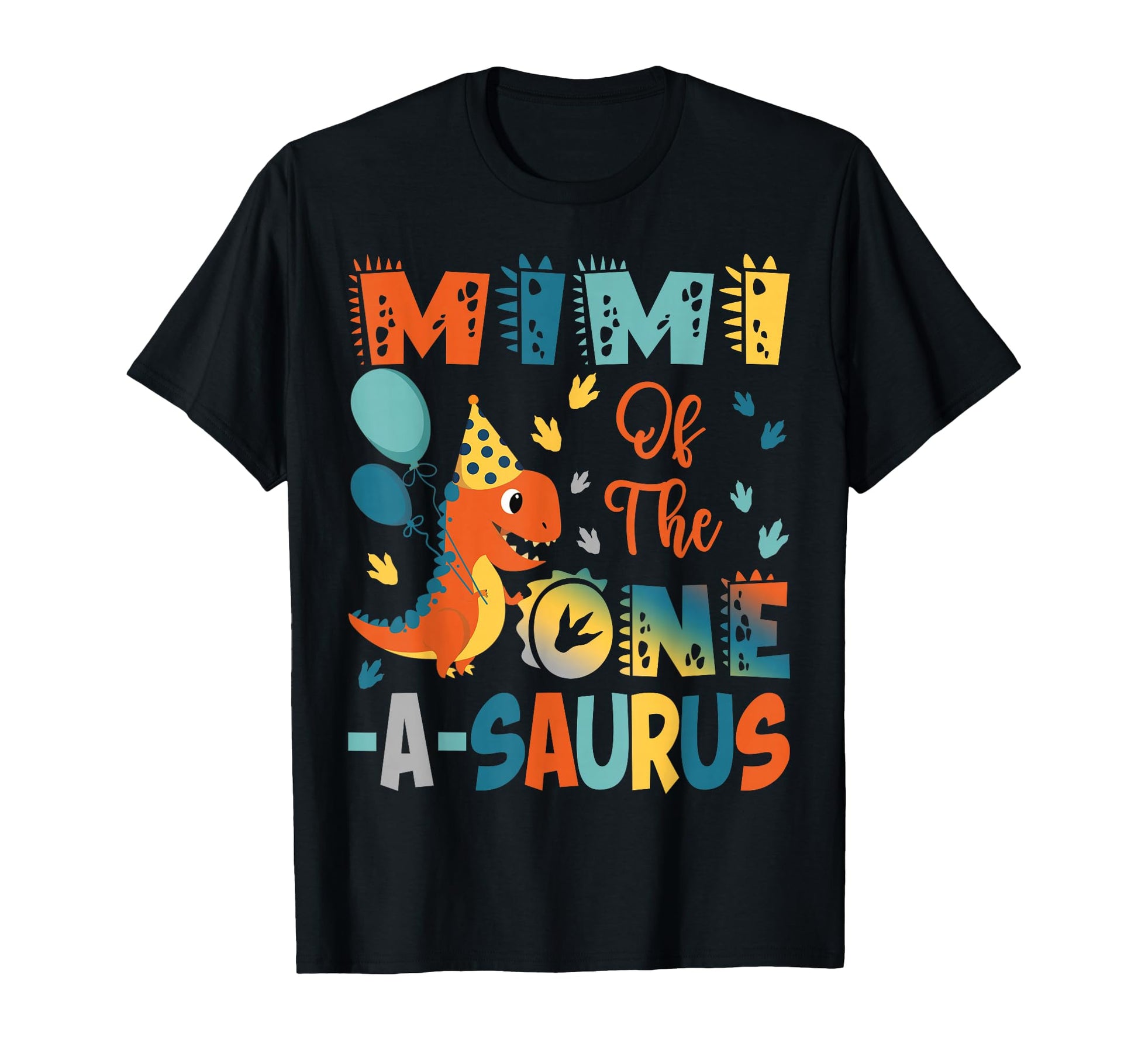 Mimi One Saurus 2Nd Birthday Dinosaur Party T-Shirt - Unique Graphic Unisex - T-Shirt, Sweatshirt, Hoodie