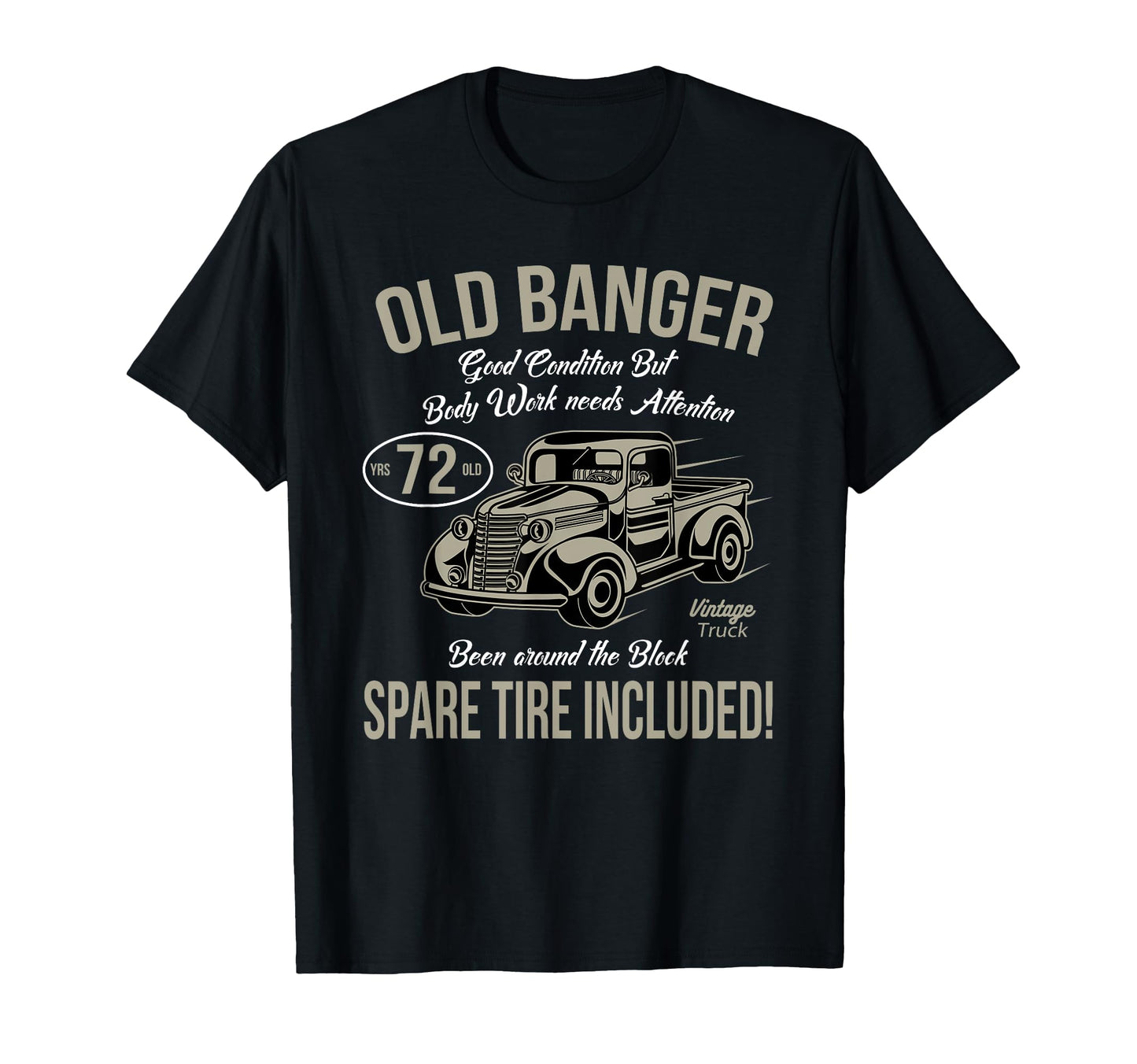 72Nd Birthday Old Banger 72 Years Old Gift T-Shirt - Graphic Print Unisex - T-Shirt, Sweatshirt, Hoodie