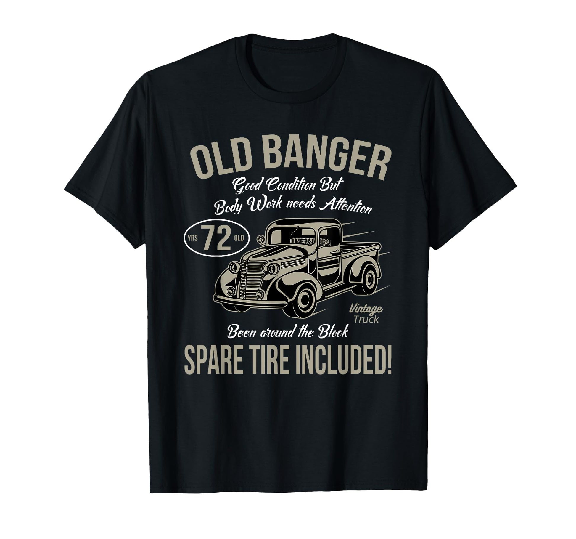 72Nd Birthday Old Banger 72 Years Old Gift T-Shirt - Graphic Print Unisex - T-Shirt, Sweatshirt, Hoodie