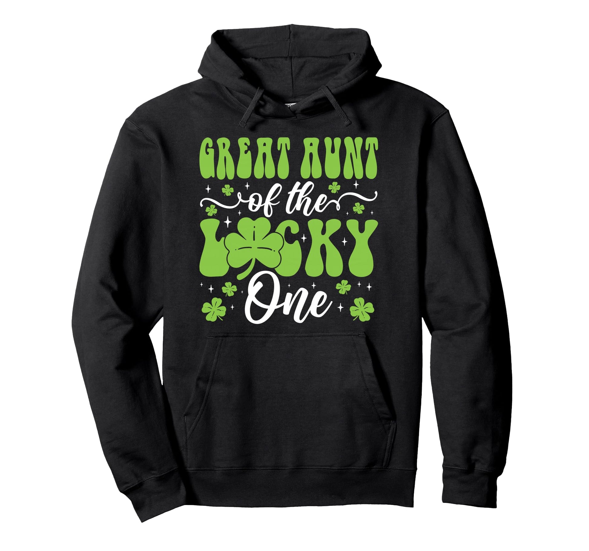 Great Aunt Lucky One First Birthday Hoodie - Aesthetic Graphic Men Women - T-Shirt, Sweatshirt, Hoodie